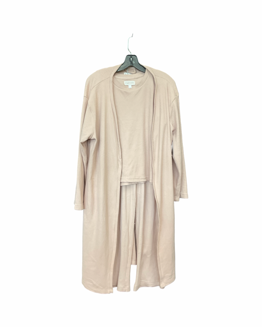 Lounge Set Pants By Clothes Mentor In Taupe, Size:L