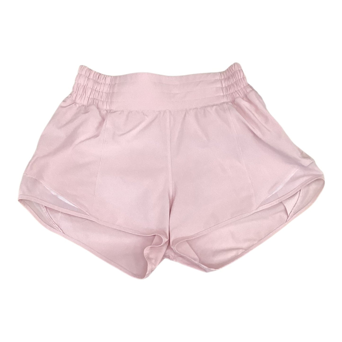 Athletic Shorts By Lululemon In Pink, Size:4