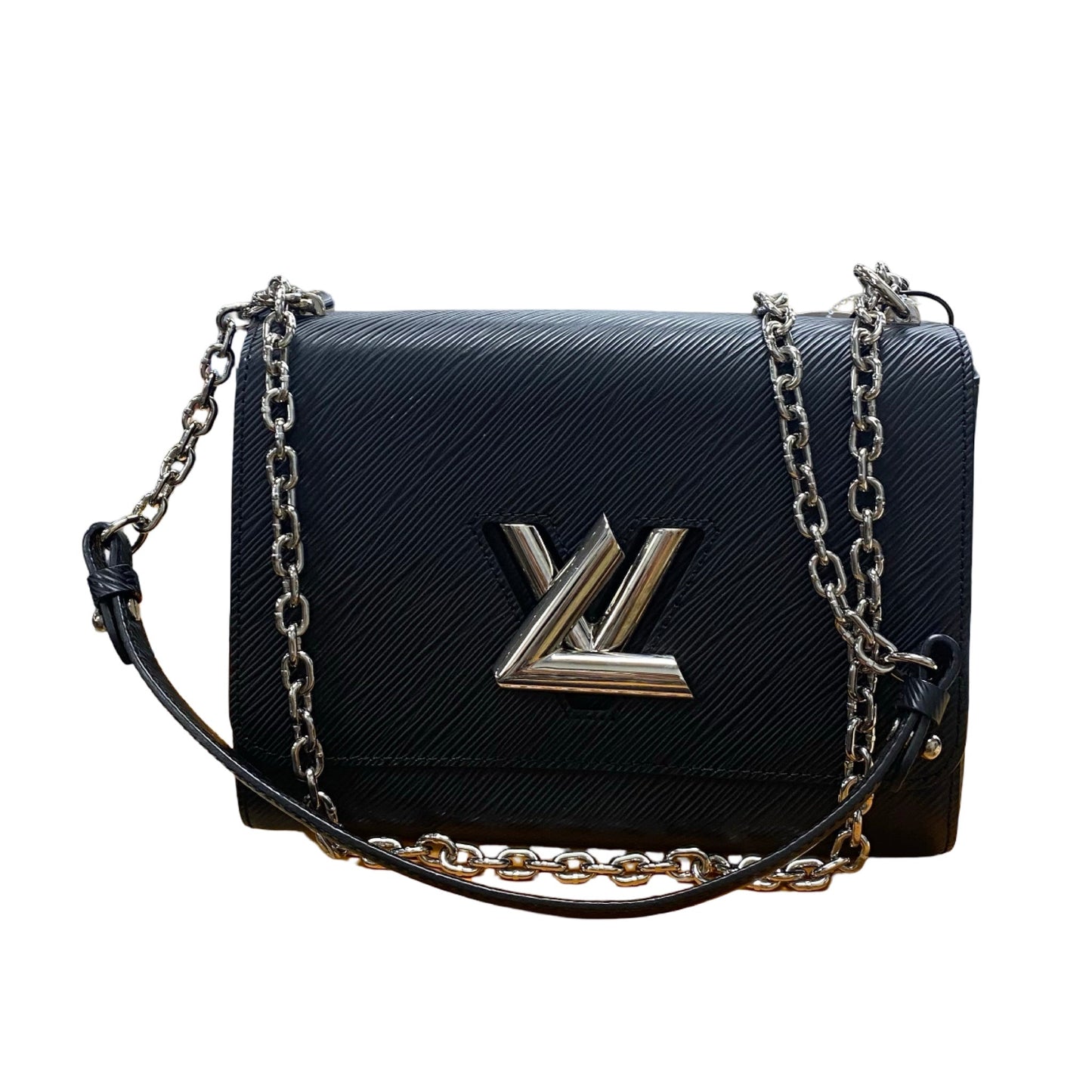 Handbag Luxury Designer By Louis Vuitton In Black, Size:Medium