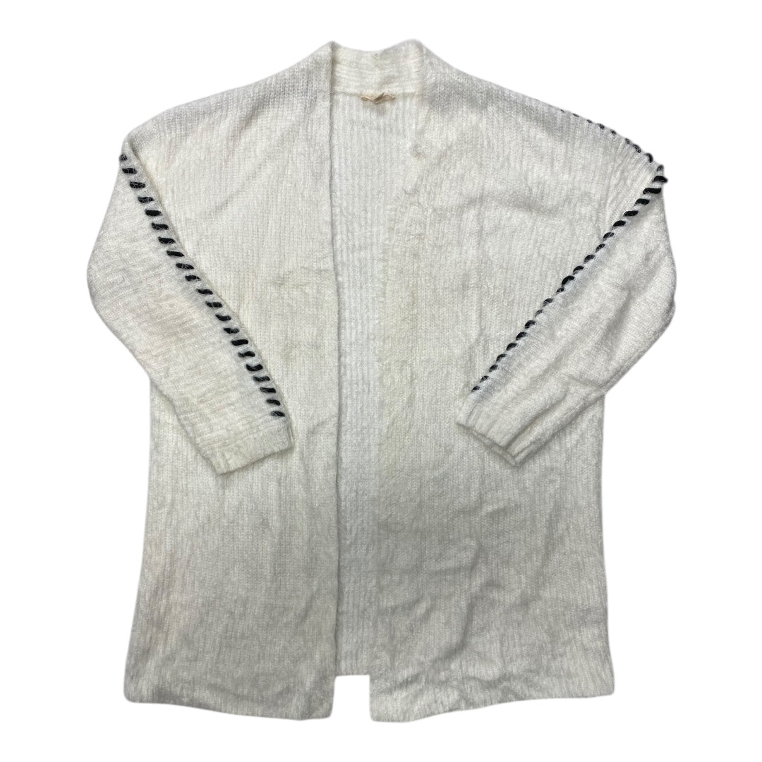 Sweater Cardigan By Mystree In Ivory, Size:L