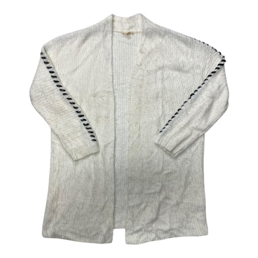 Sweater Cardigan By Mystree In Ivory, Size:L