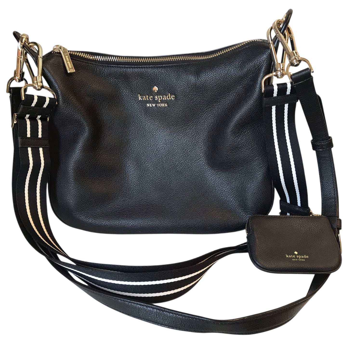 Crossbody Designer By Kate Spade In Black, Size:Medium