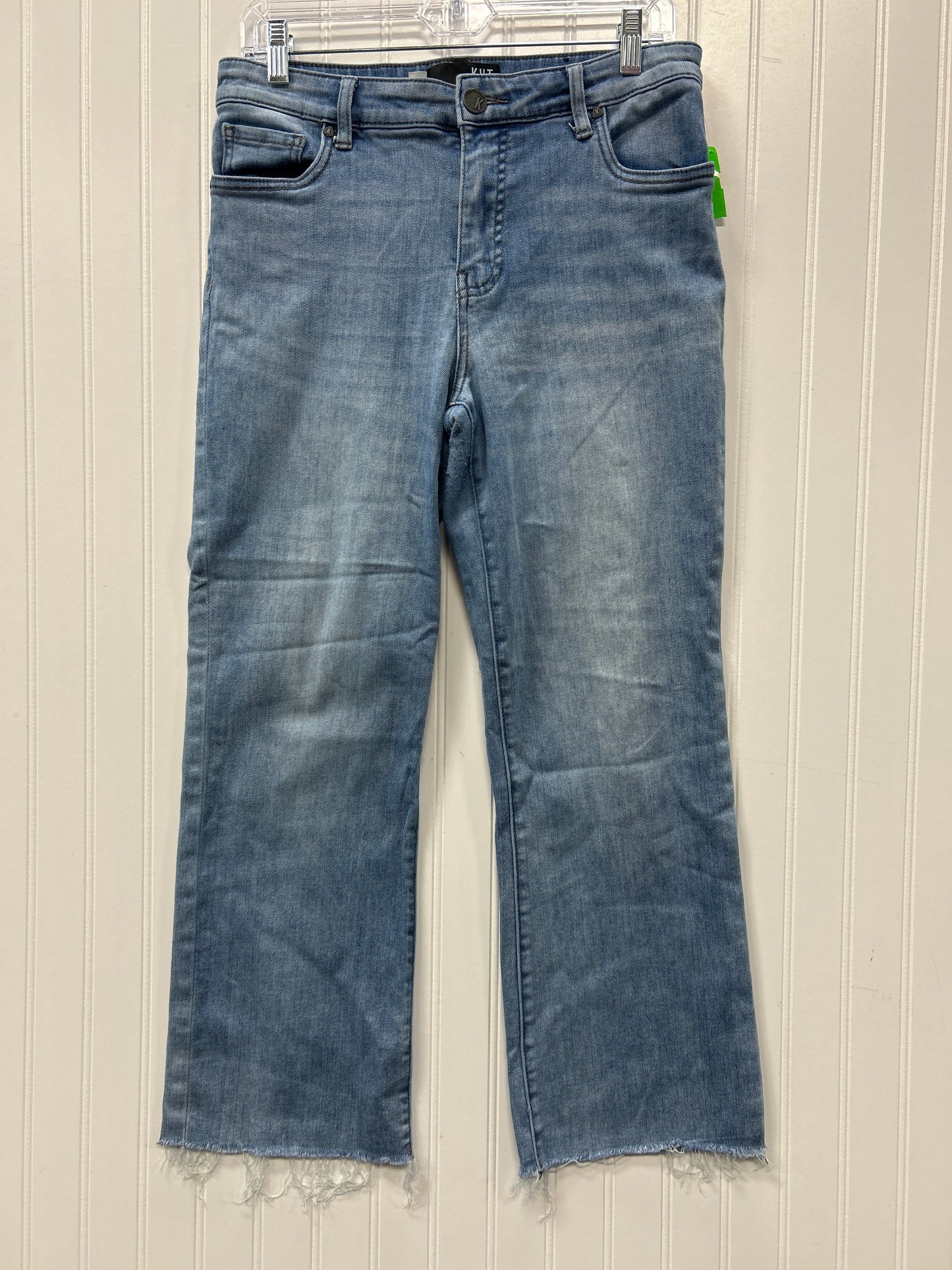 Jeans Wide Leg By Kut In Blue Denim, Size:8