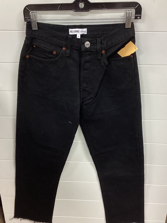 Jeans Straight By Cmc In Black Denim, Size:2