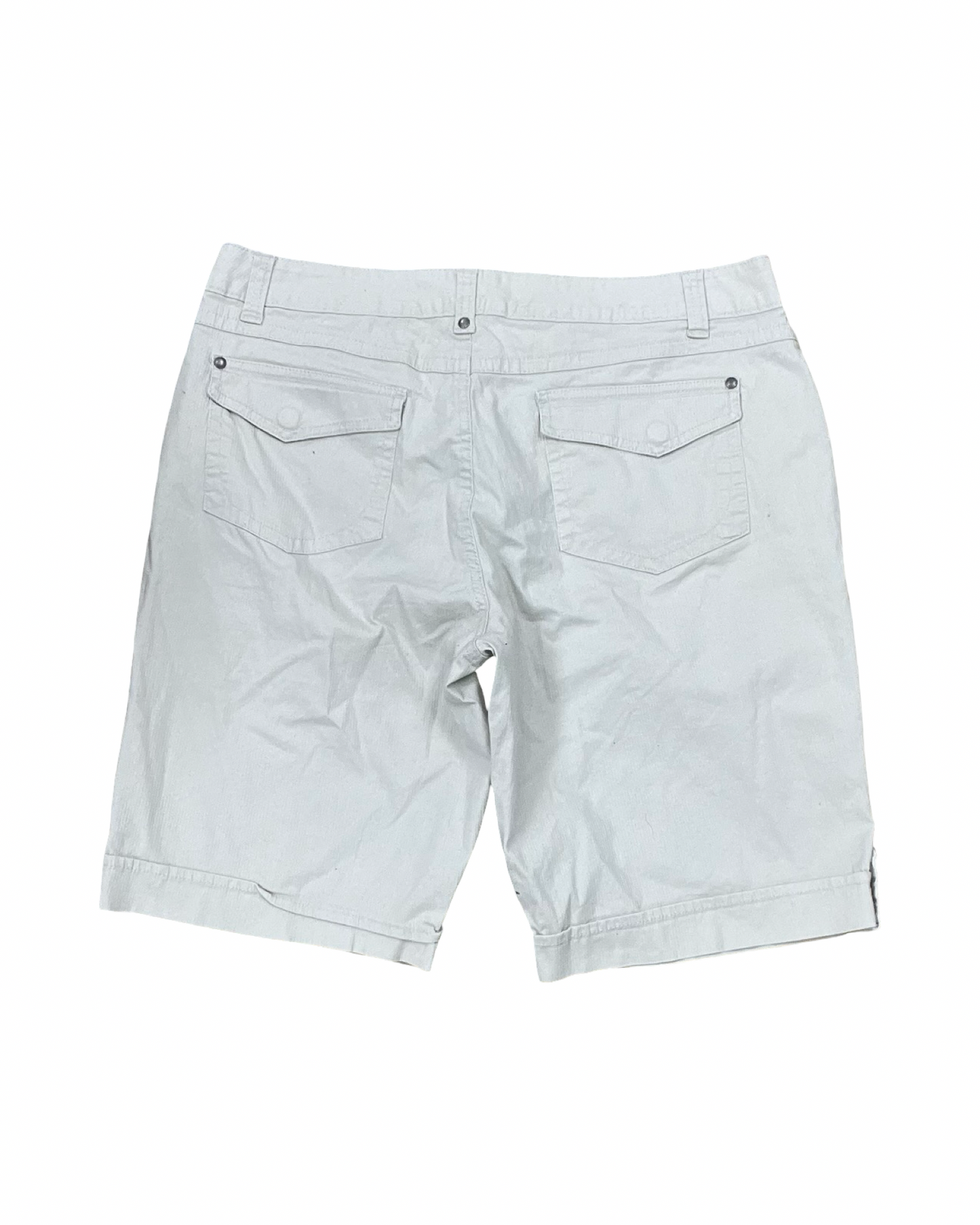 Shorts By Gloria Vanderbilt In Cream, Size:14