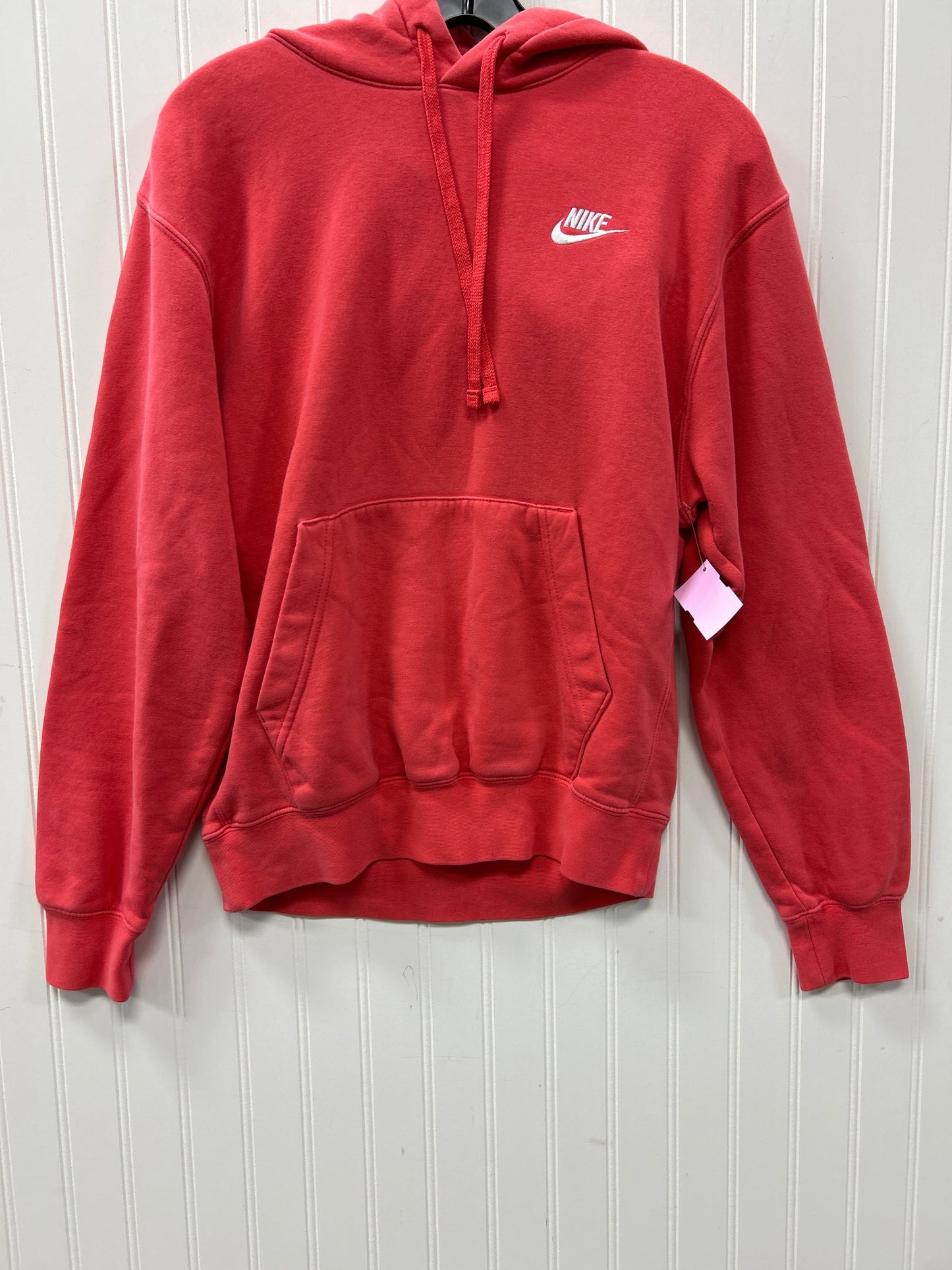 Sweatshirt Hoodie By Nike Apparel In Pink, Size:Xs