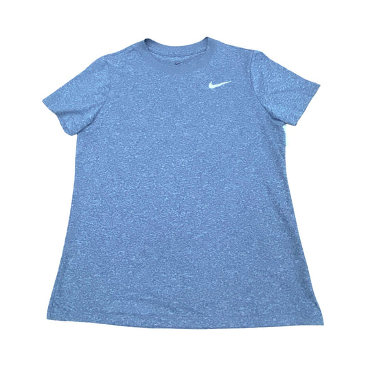 Athletic Top Ss By Nike In Blue, Size:M
