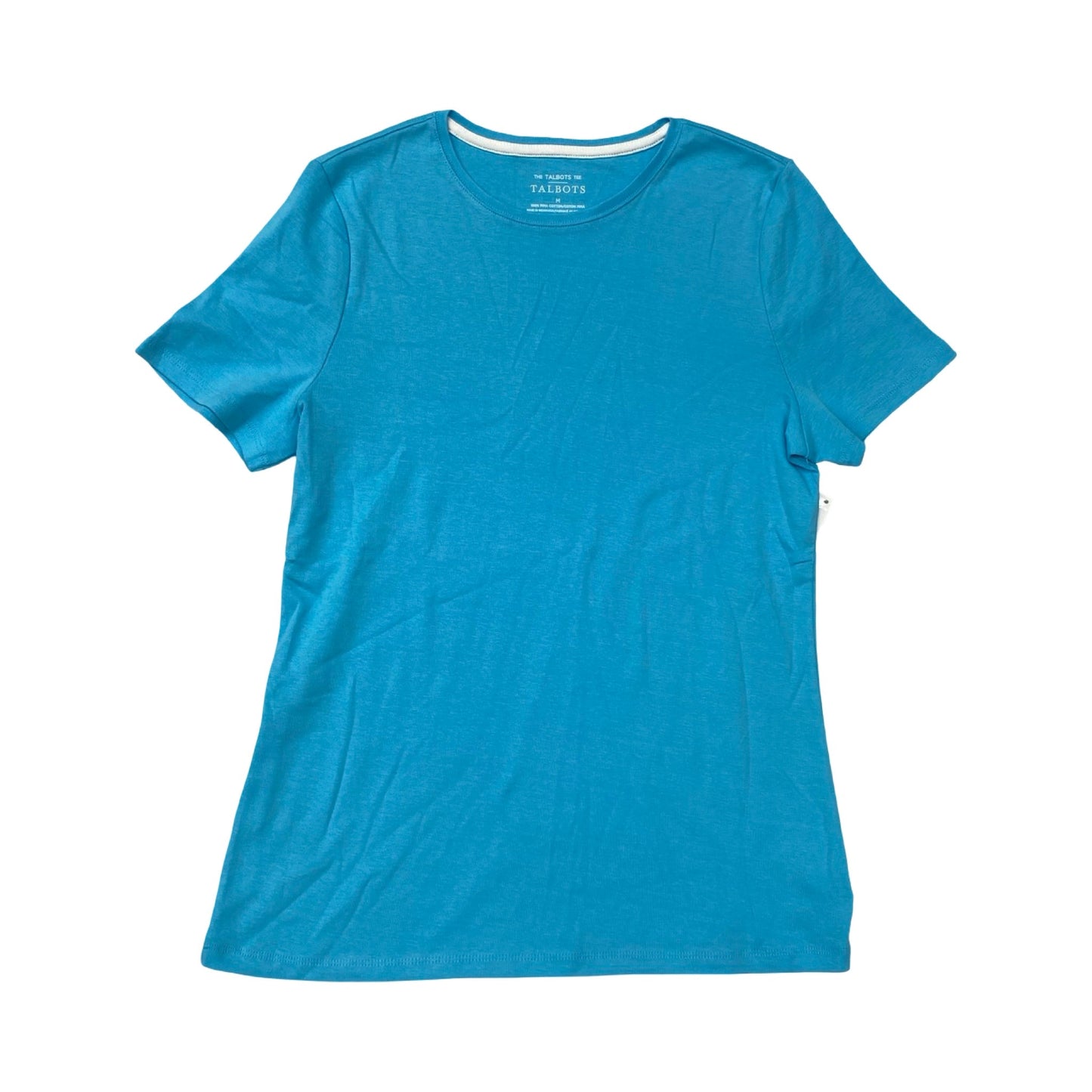 Top Ss Basic By Talbots In Blue, Size:M