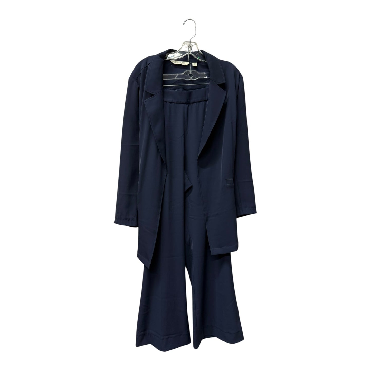 Pants Set 2Pc By Cme In Navy, Size:18