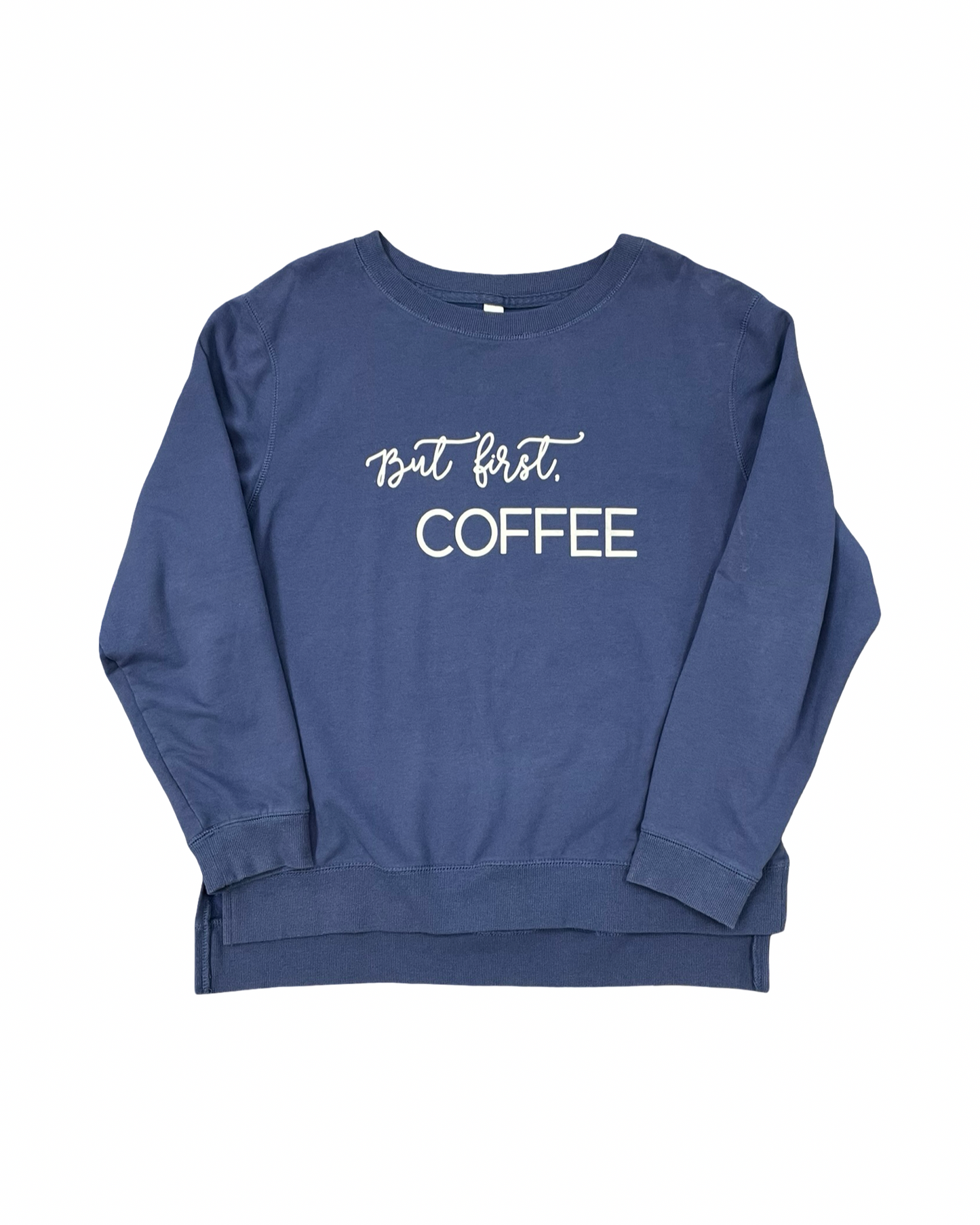 Sweatshirt Crewneck By Green Tea In Blue, Size:Xl