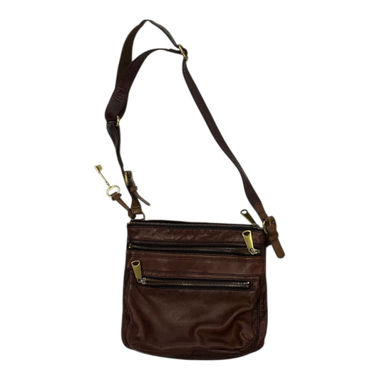 Crossbody By Fossil In Brown, Size:Medium
