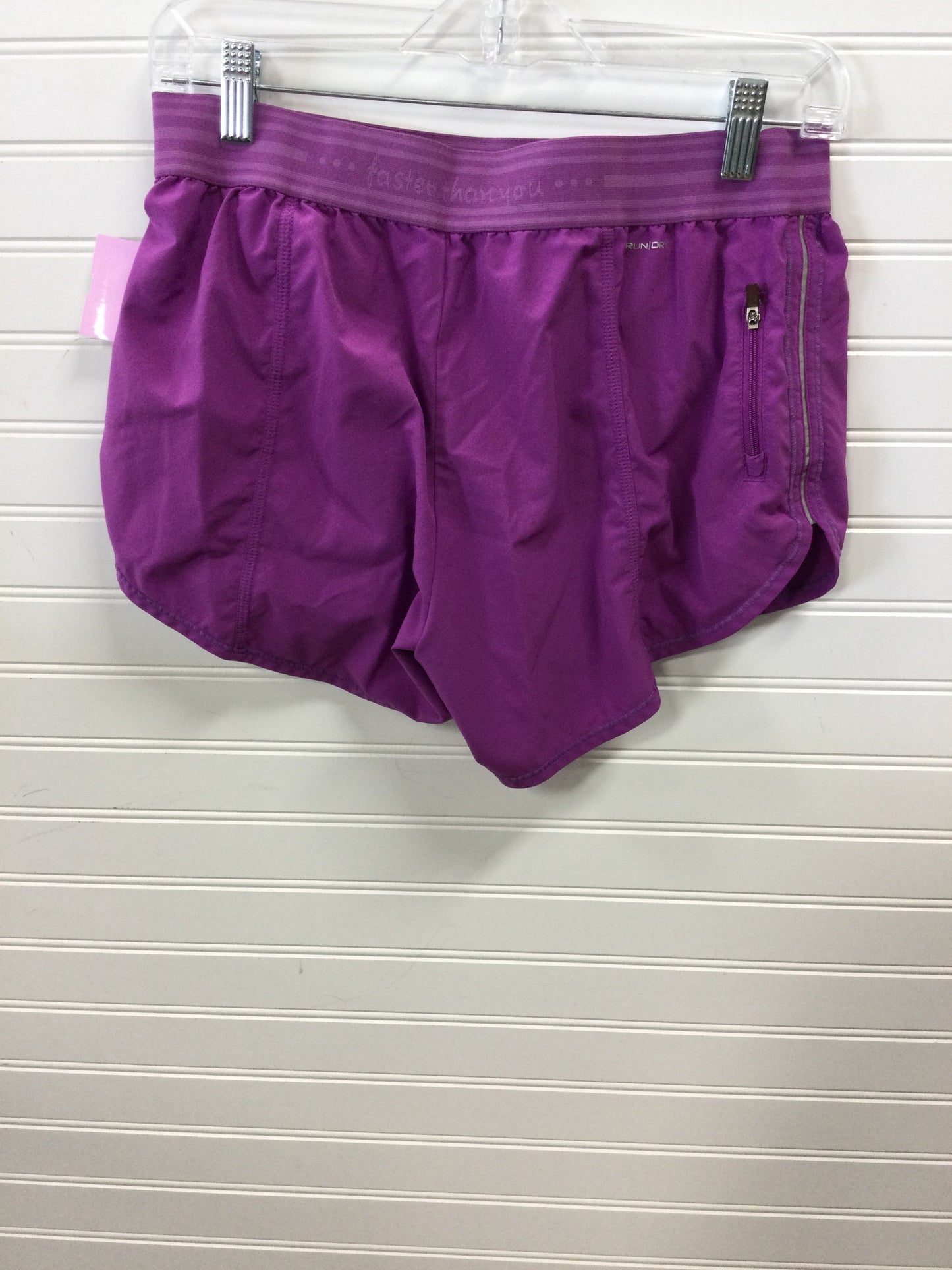Athletic Shorts By Saucony In Purple, Size:M