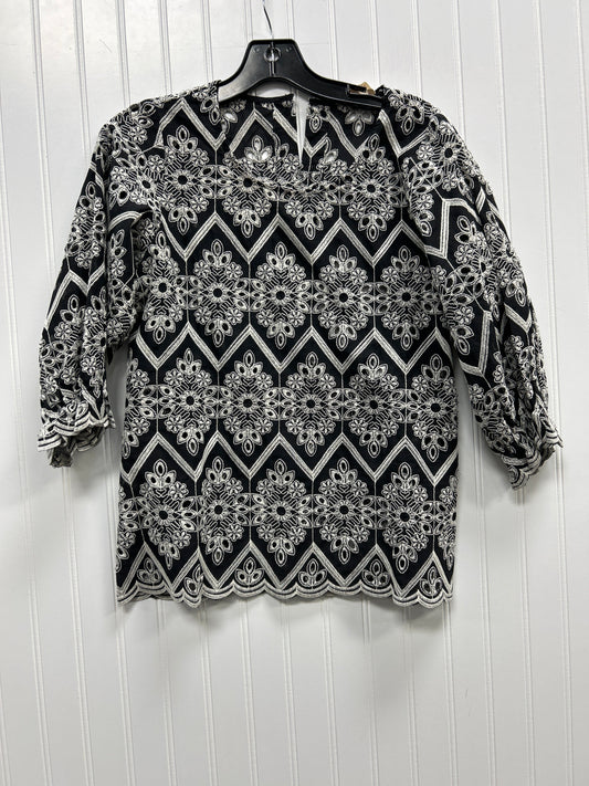 Top Ls By Solitaire In Black & White, Size:S