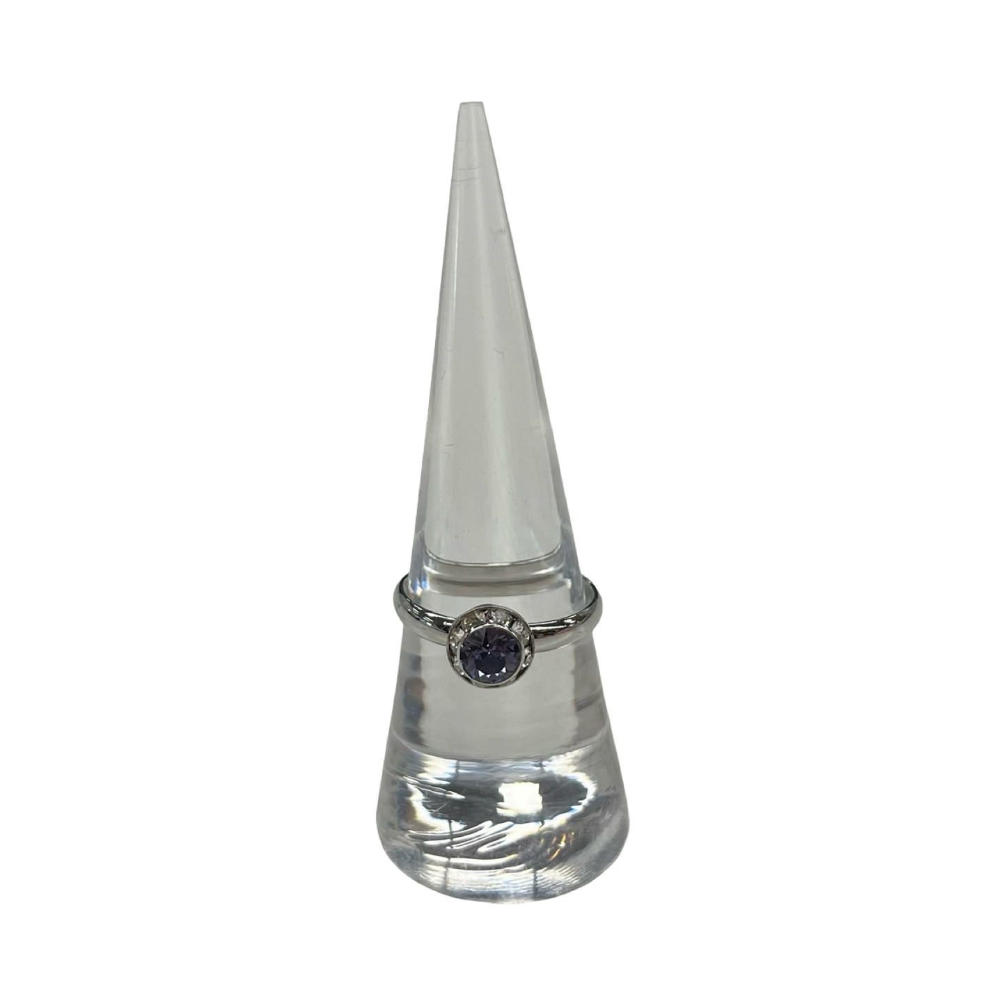 Ring Sterling Silver By Elle In Silver, Size:7