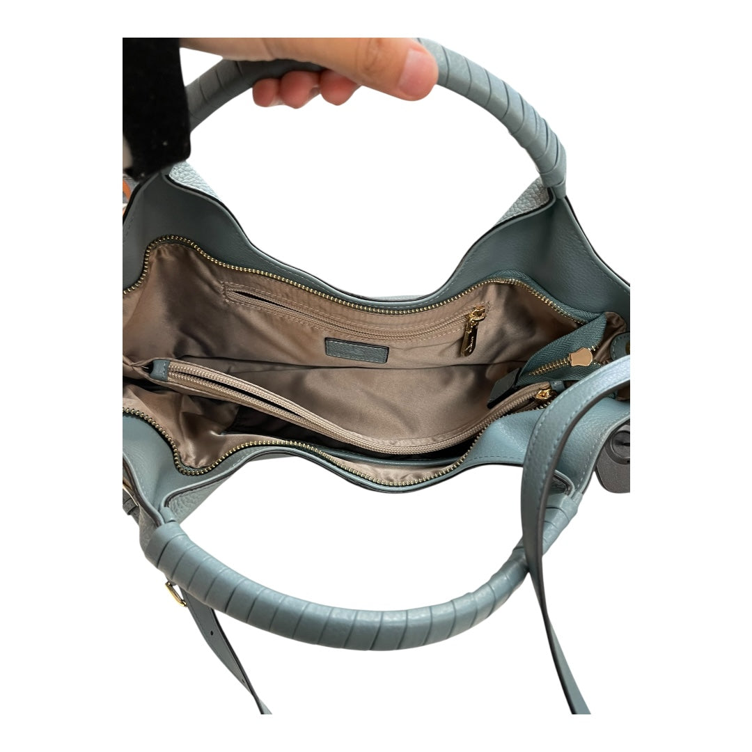 Handbag Leather By Cmc In Blue, Size:Medium