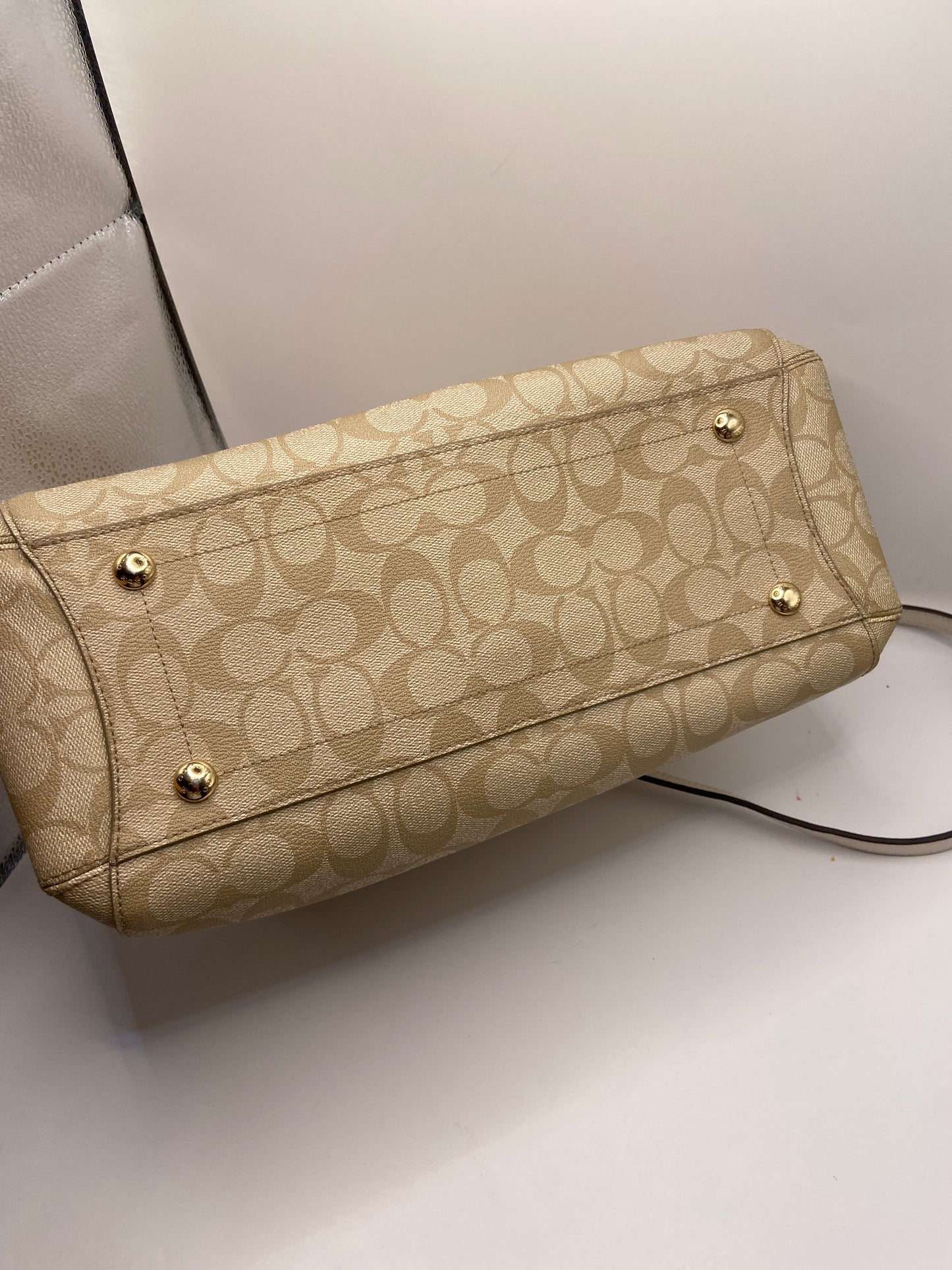 Handbag Designer By Coach, Size: Medium