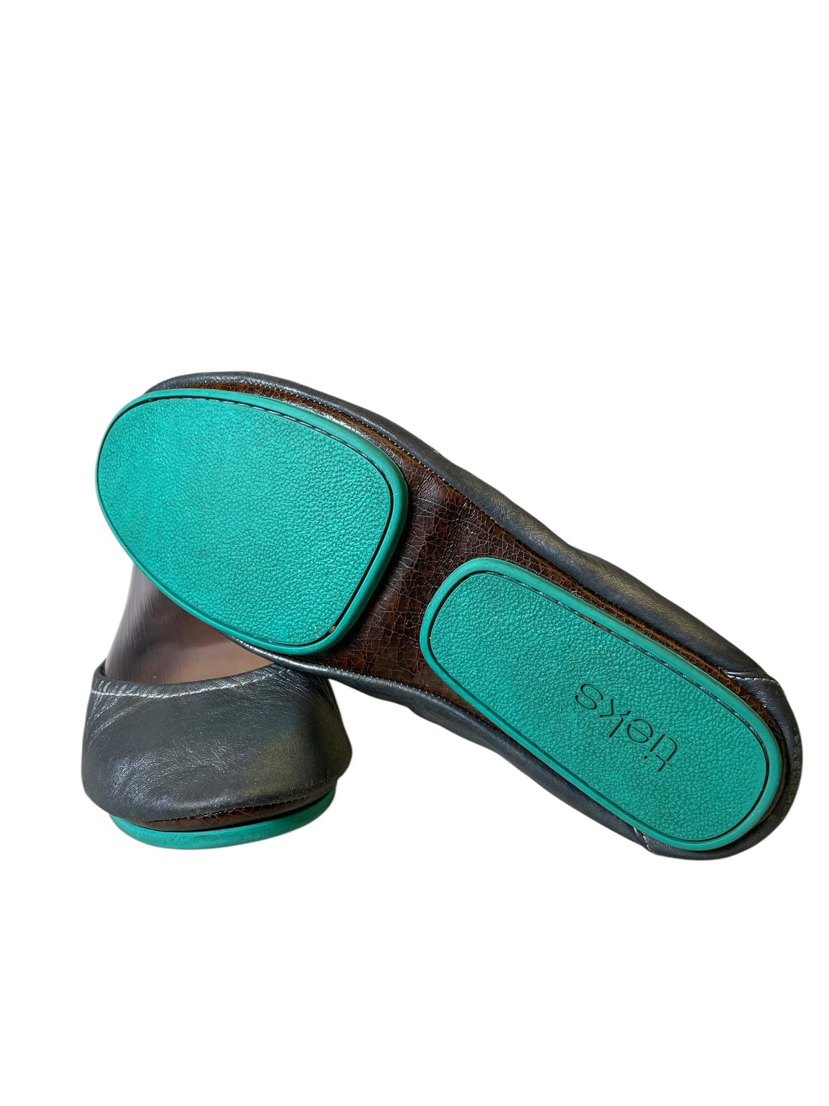 Shoes Designer By Tieks In Grey, Size: 7