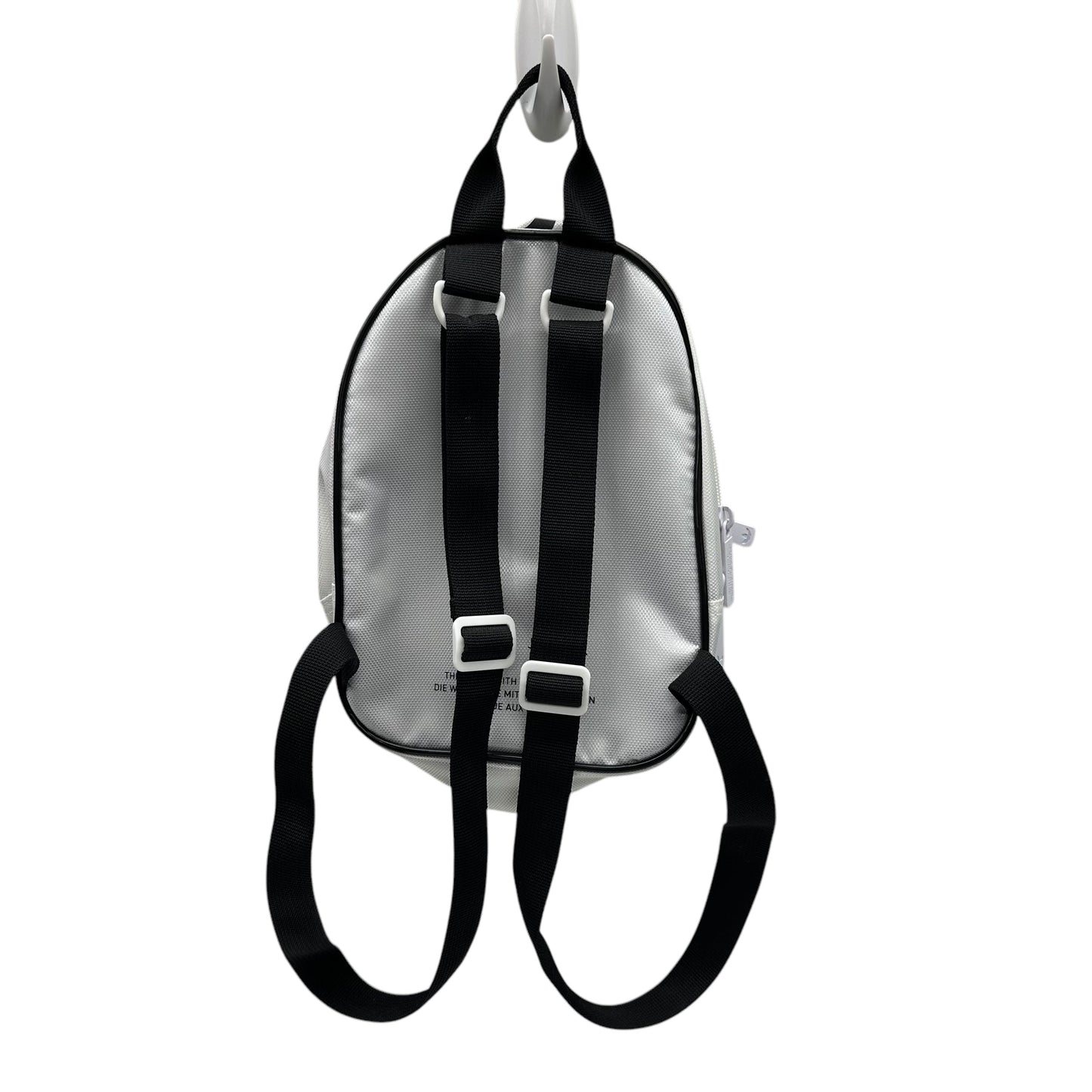 Backpack By Adidas In Black & White, Size:Small