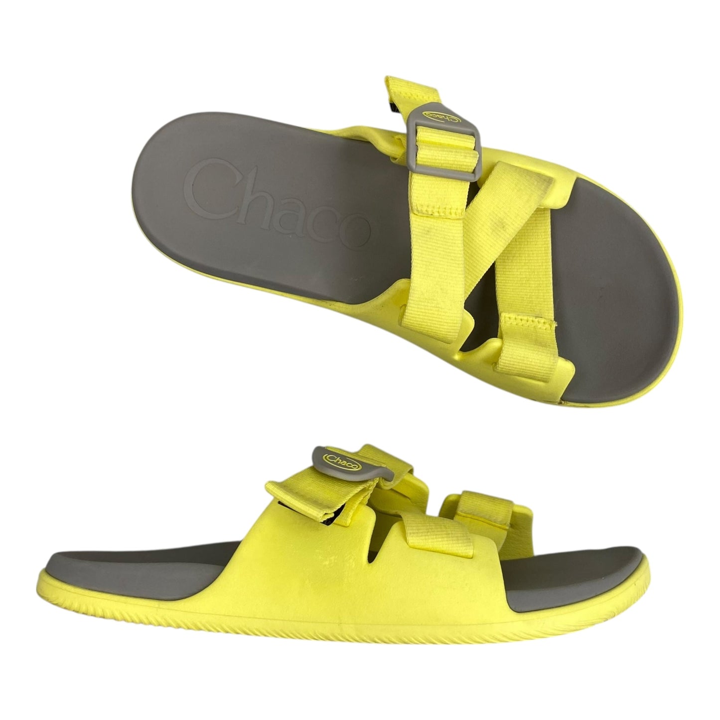 Sandals Flats By Chacos In Yellow, Size:8