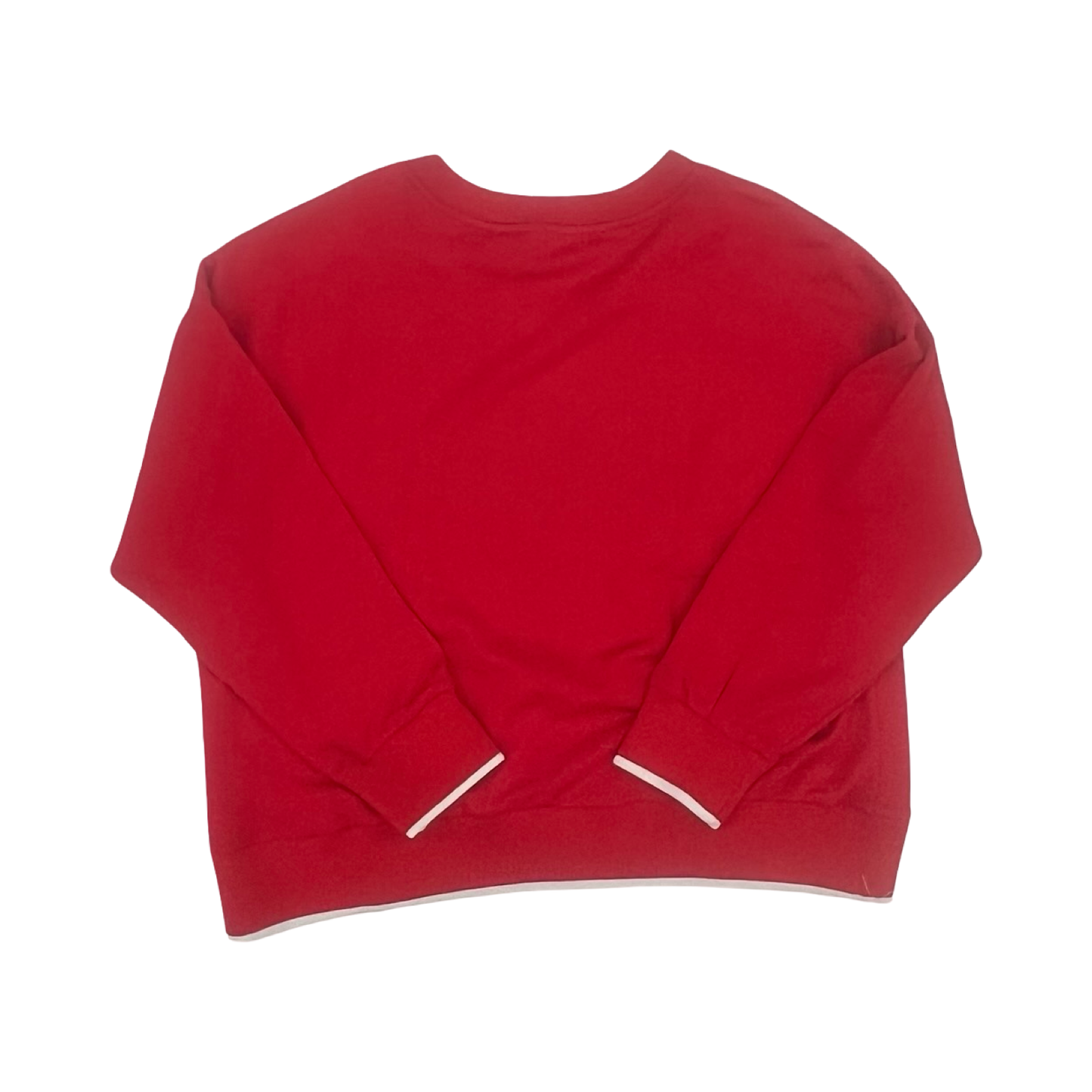Athletic Sweatshirt Crewneck By Clothes Mentor In Red, Size:Xl