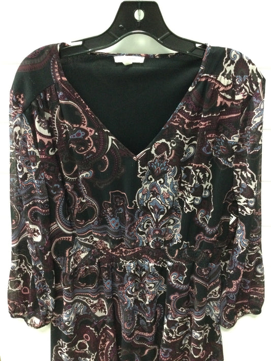 Dress Casual Midi By Maurices In Purple, Size:Xl