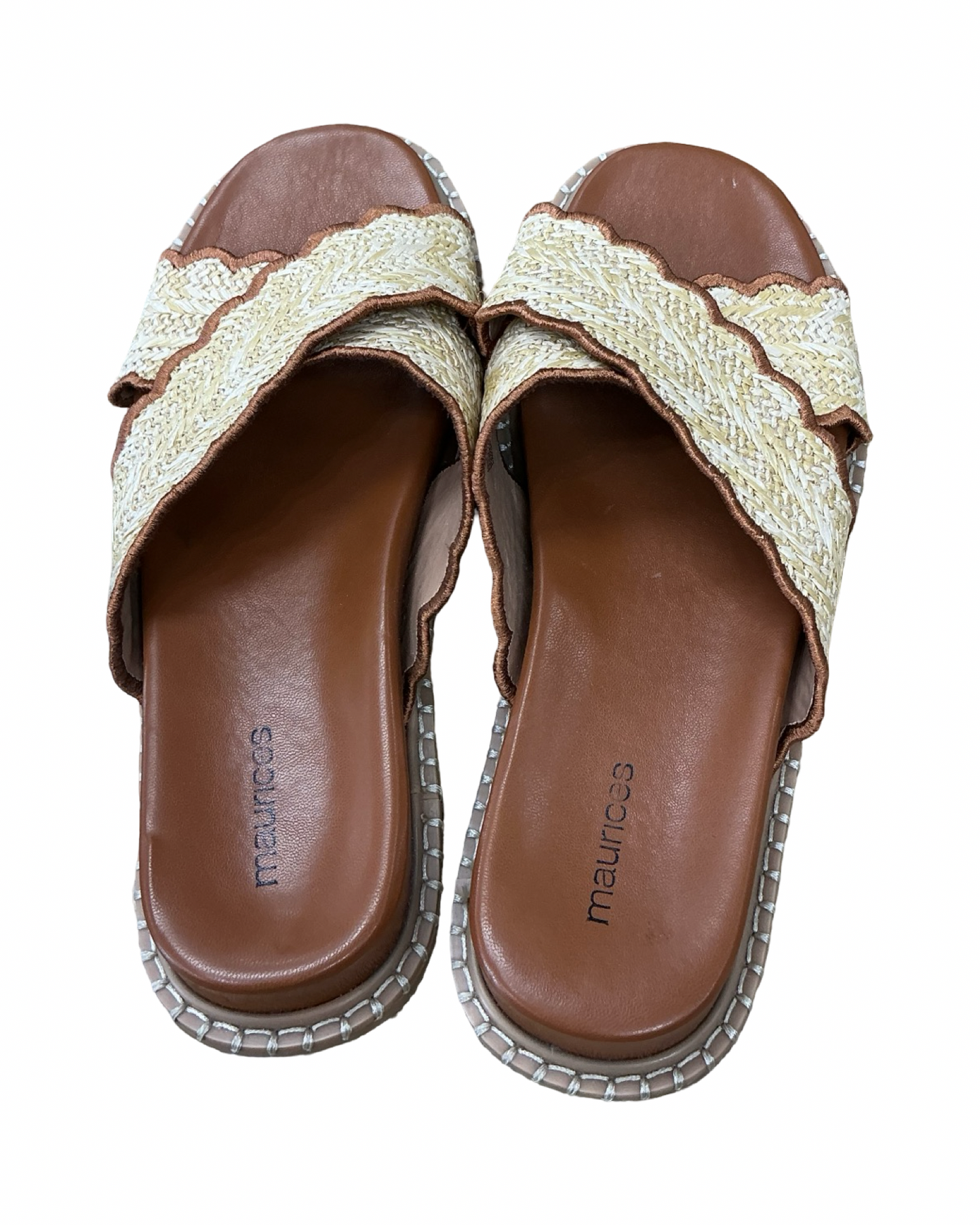 Sandals Flats By Maurices In Brown, Size:10