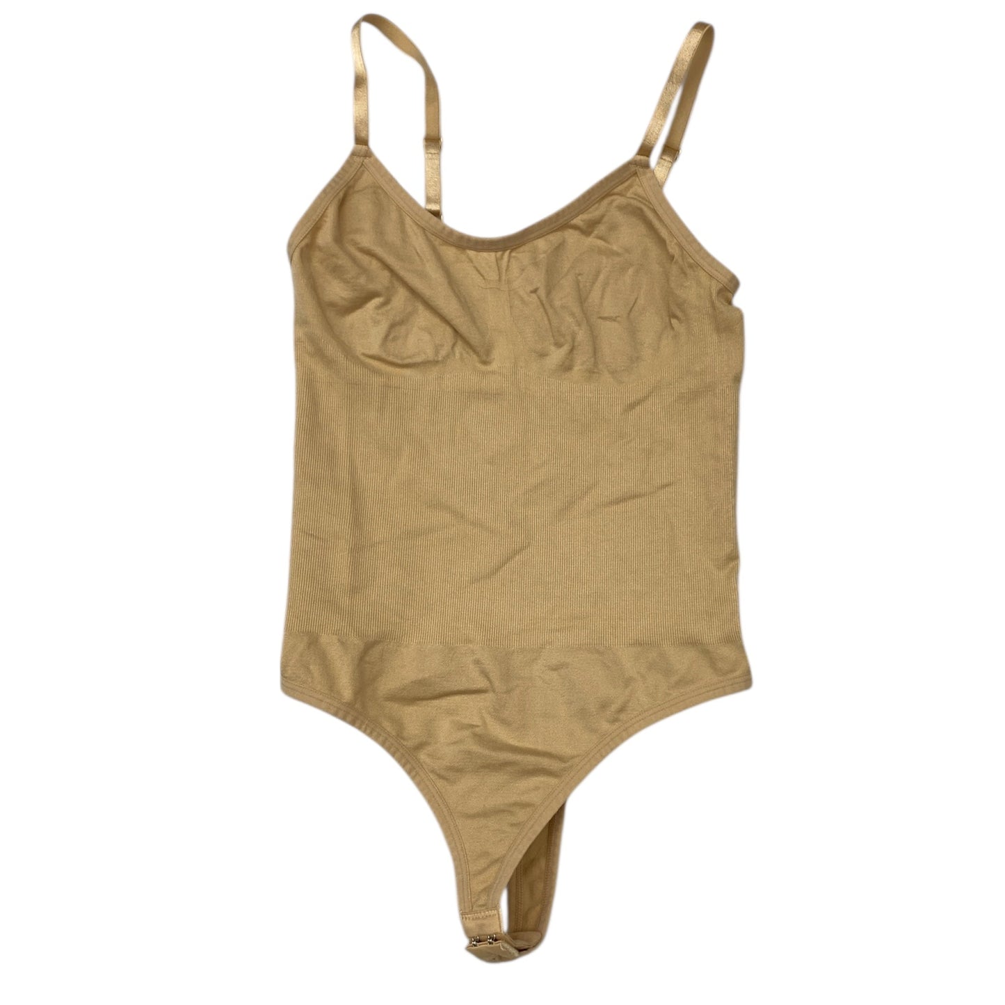 Bodysuit By Clothes Mentor In Tan, Size:M
