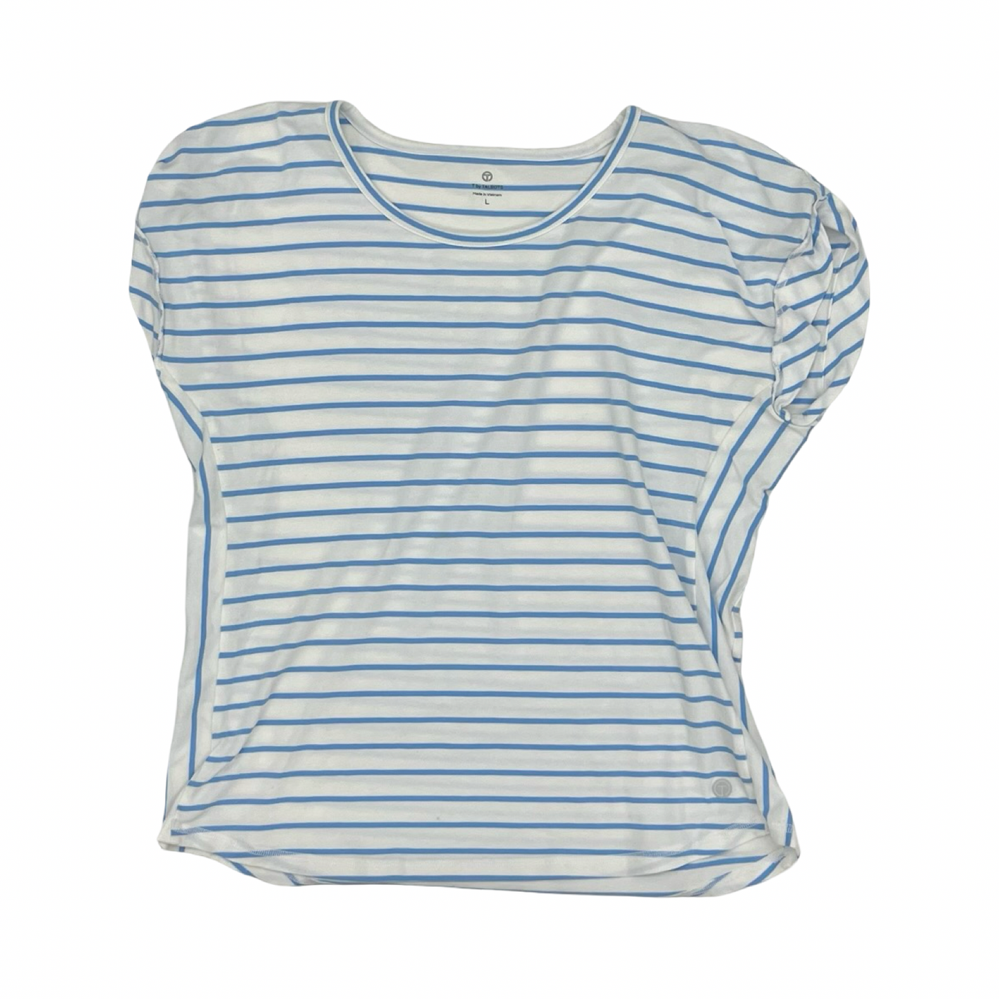 Top Ss By Talbots In Blue & White, Size:L