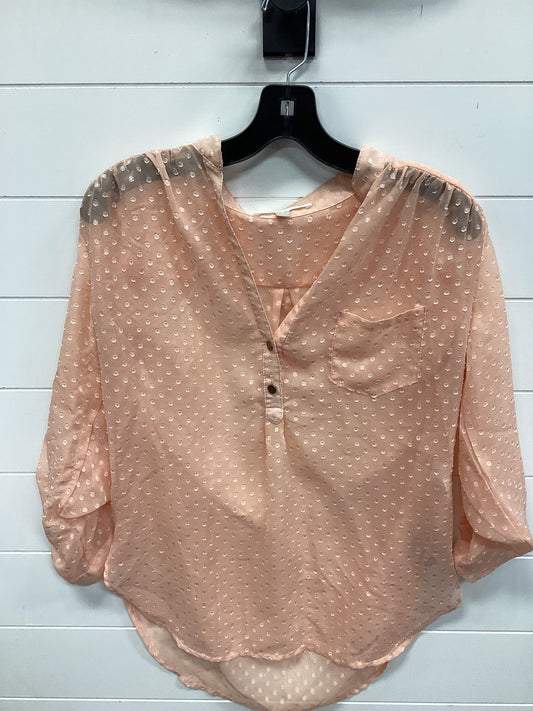Top Ls By Lumiere In Peach, Size:S