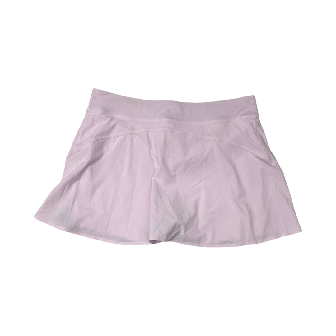 Athletic Skort By Lululemon In Pink, Size:14