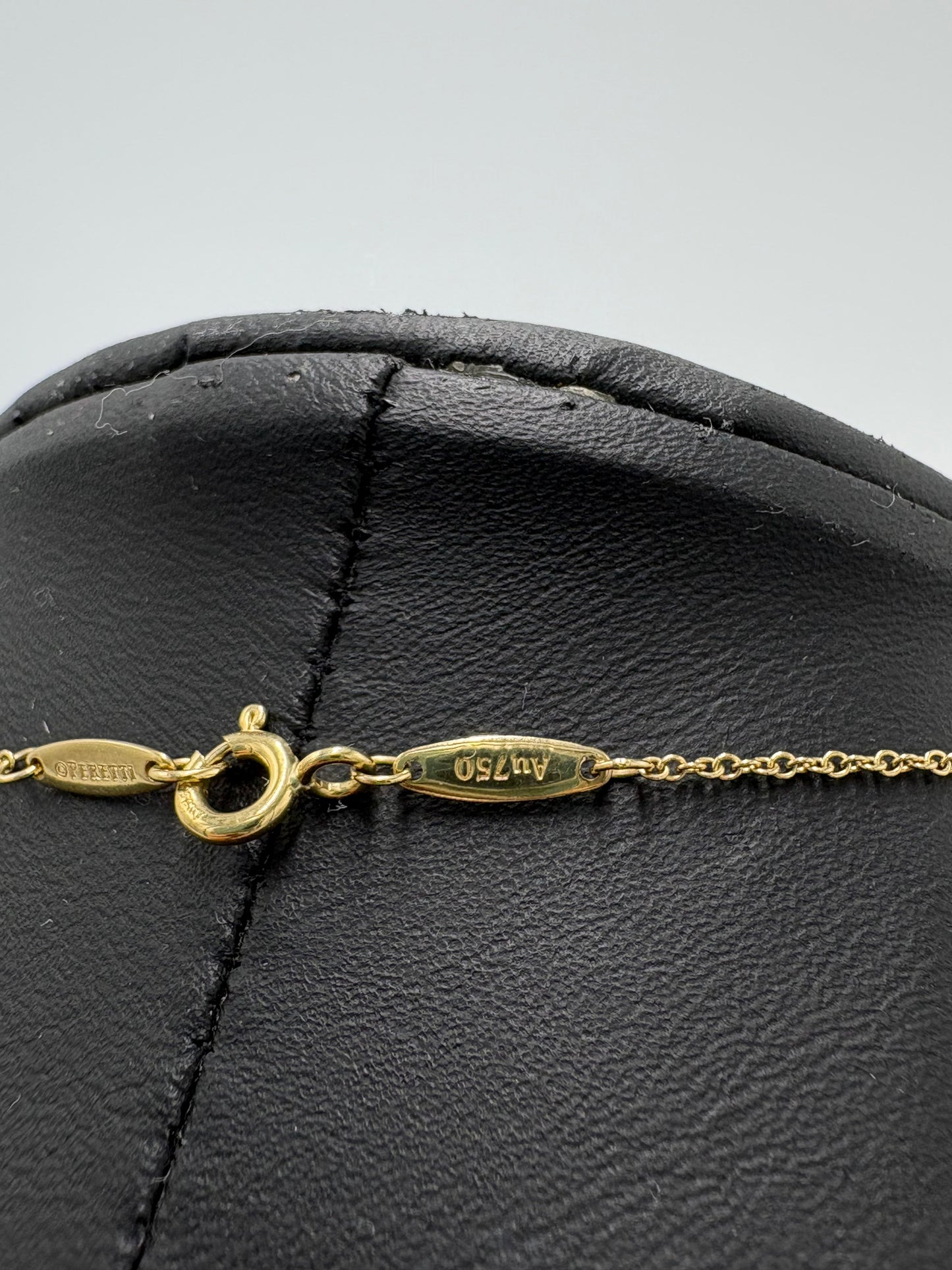 Tiffany & Company 18k Gold Diamond By The Yard Luxury Necklace