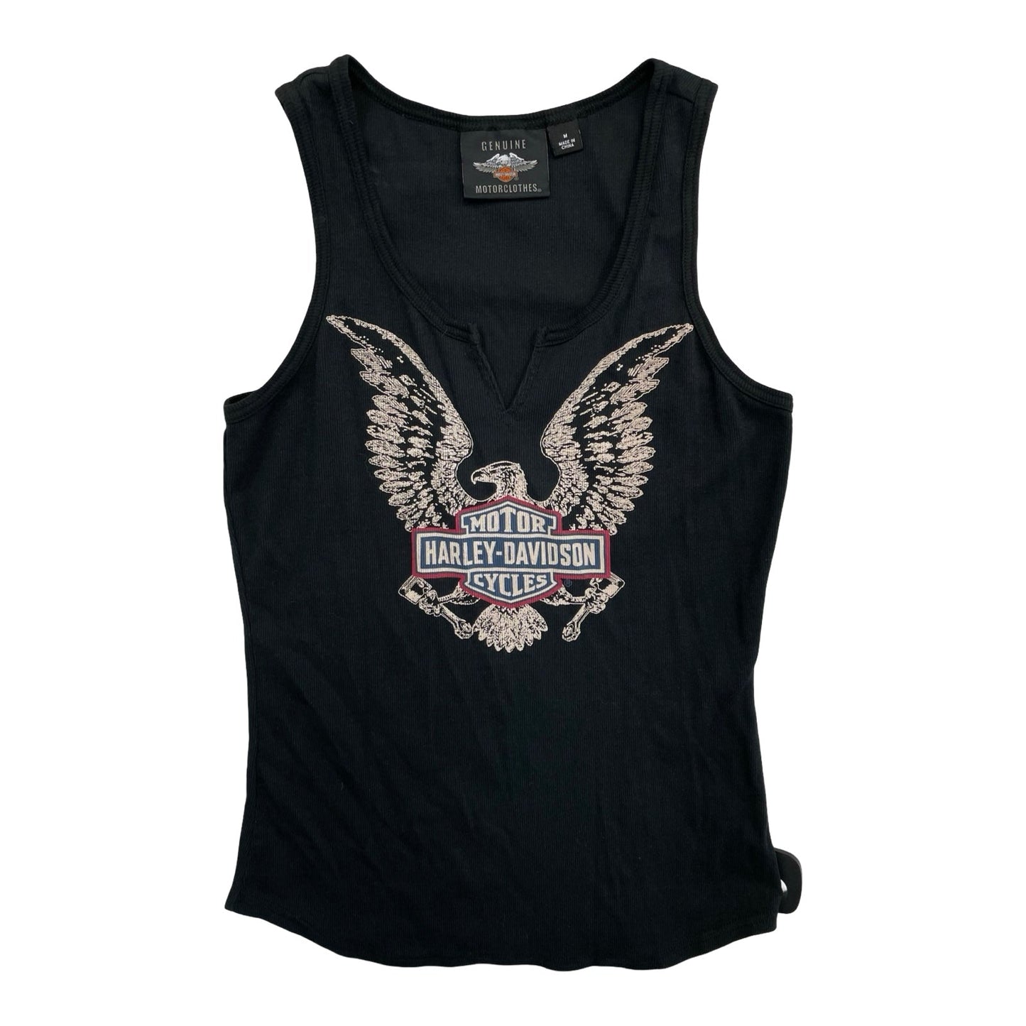 Top Sleeveless By Harley Davidson In Black, Size:M