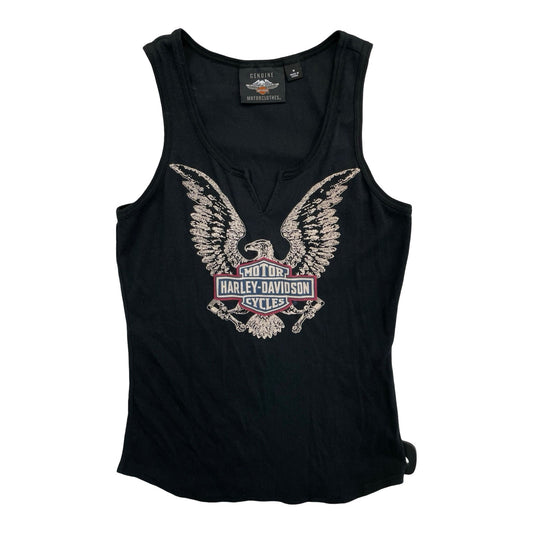 Top Sleeveless By Harley Davidson In Black, Size:M
