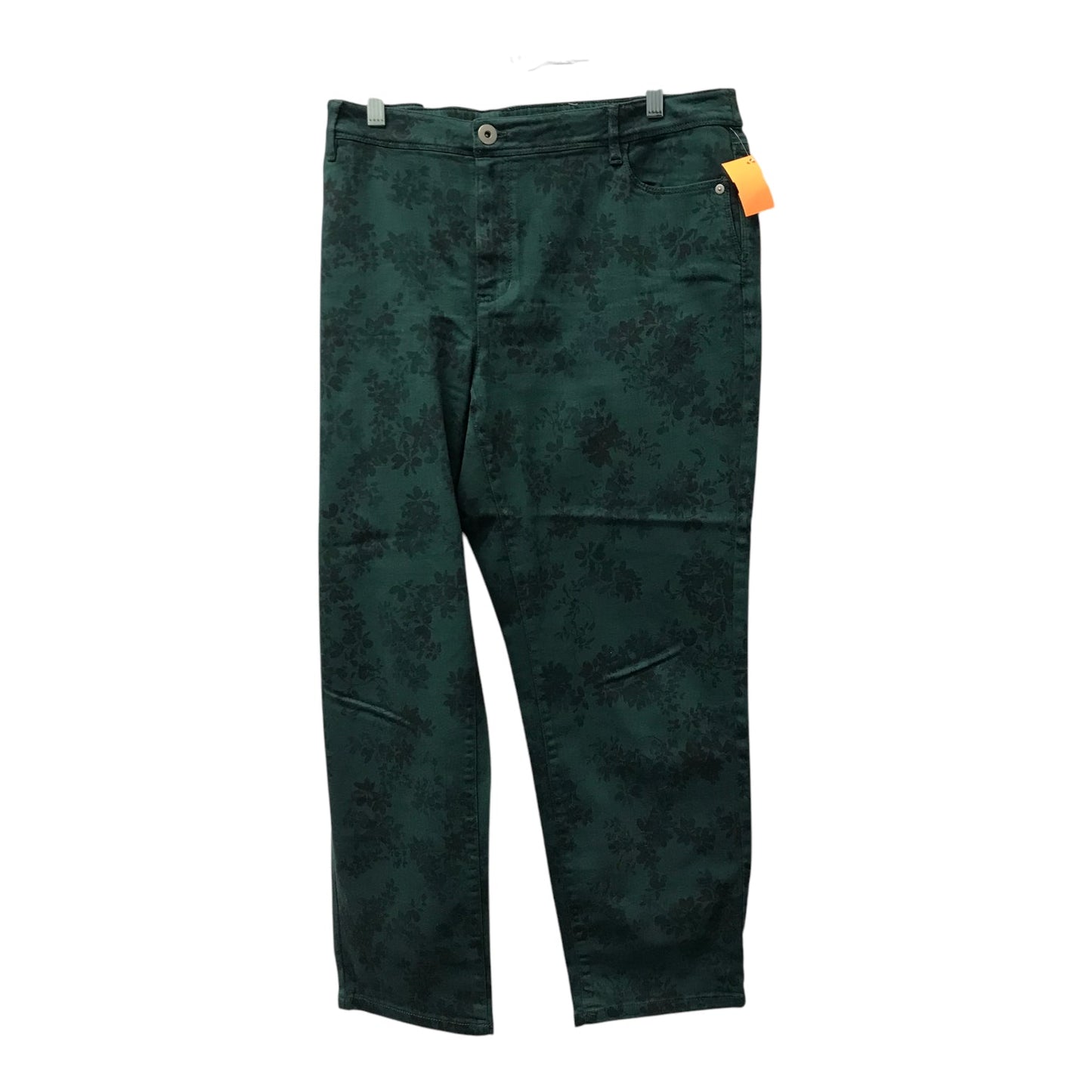 Jeans Boot Cut By J. Jill In Green, Size:18