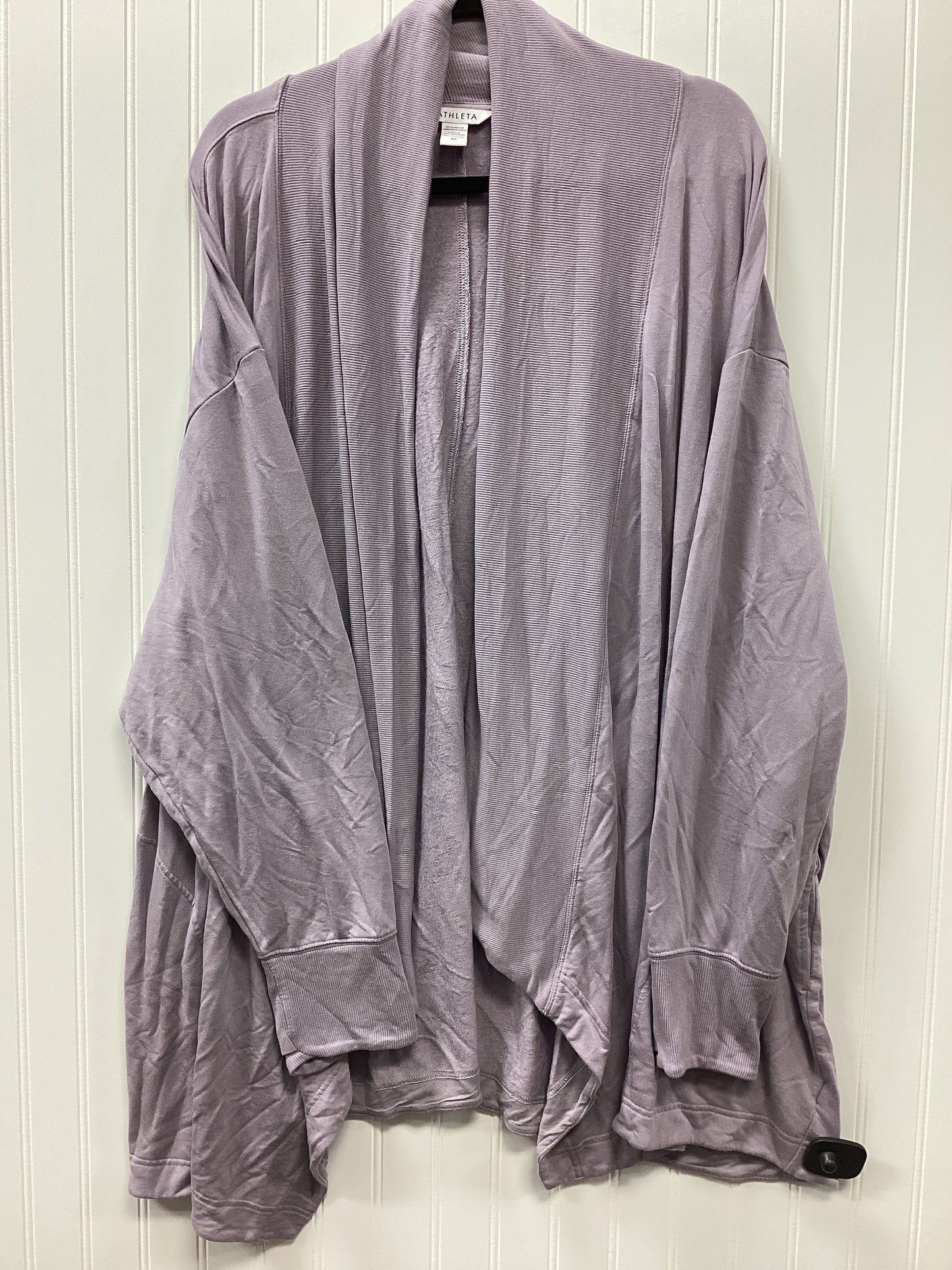 Cardigan By Athleta In Purple, Size:3X