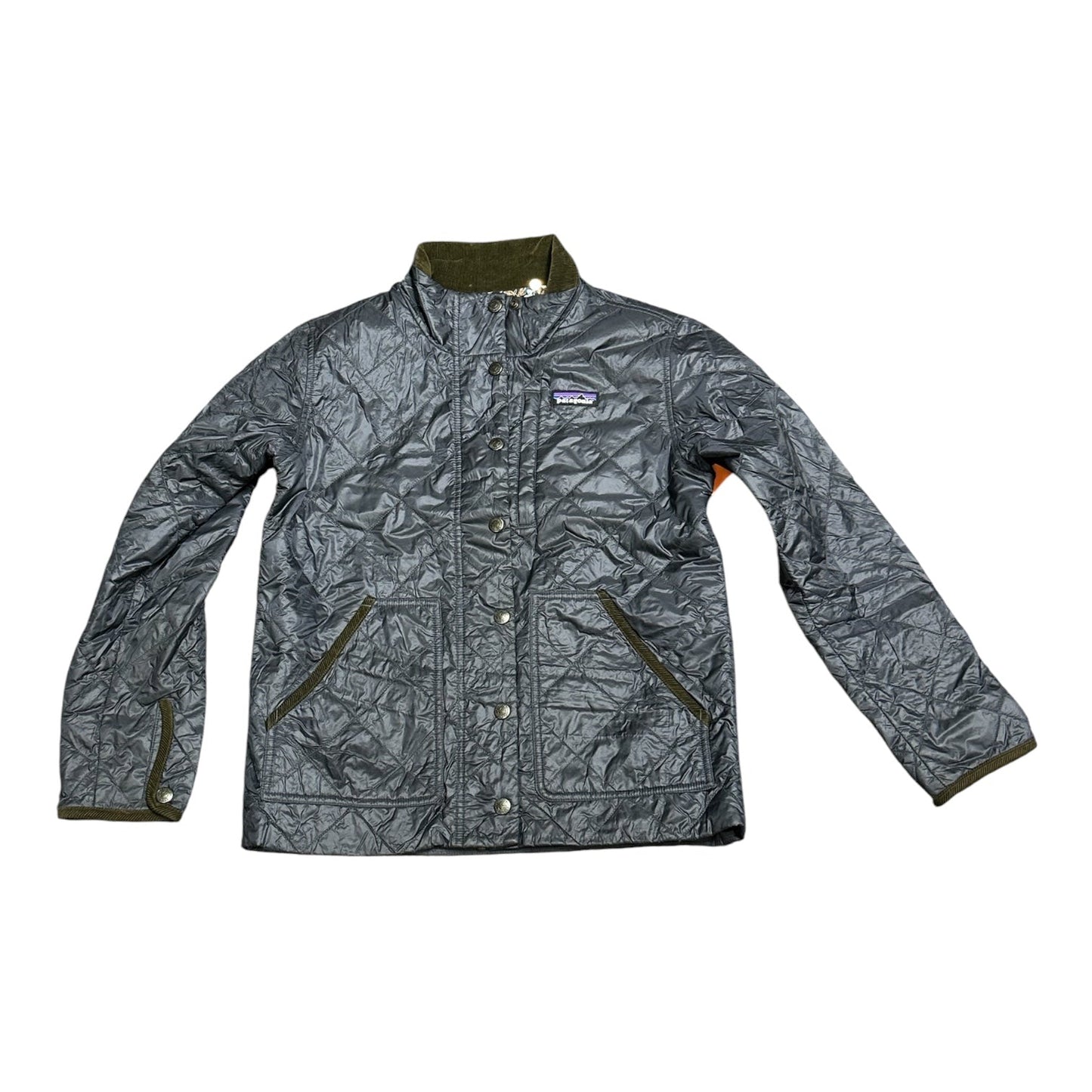 Jacket Puffer & Quilted By Patagonia In Blue, Size:Xs