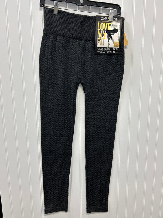 Pants Leggings By One 5 One In Grey, Size:L