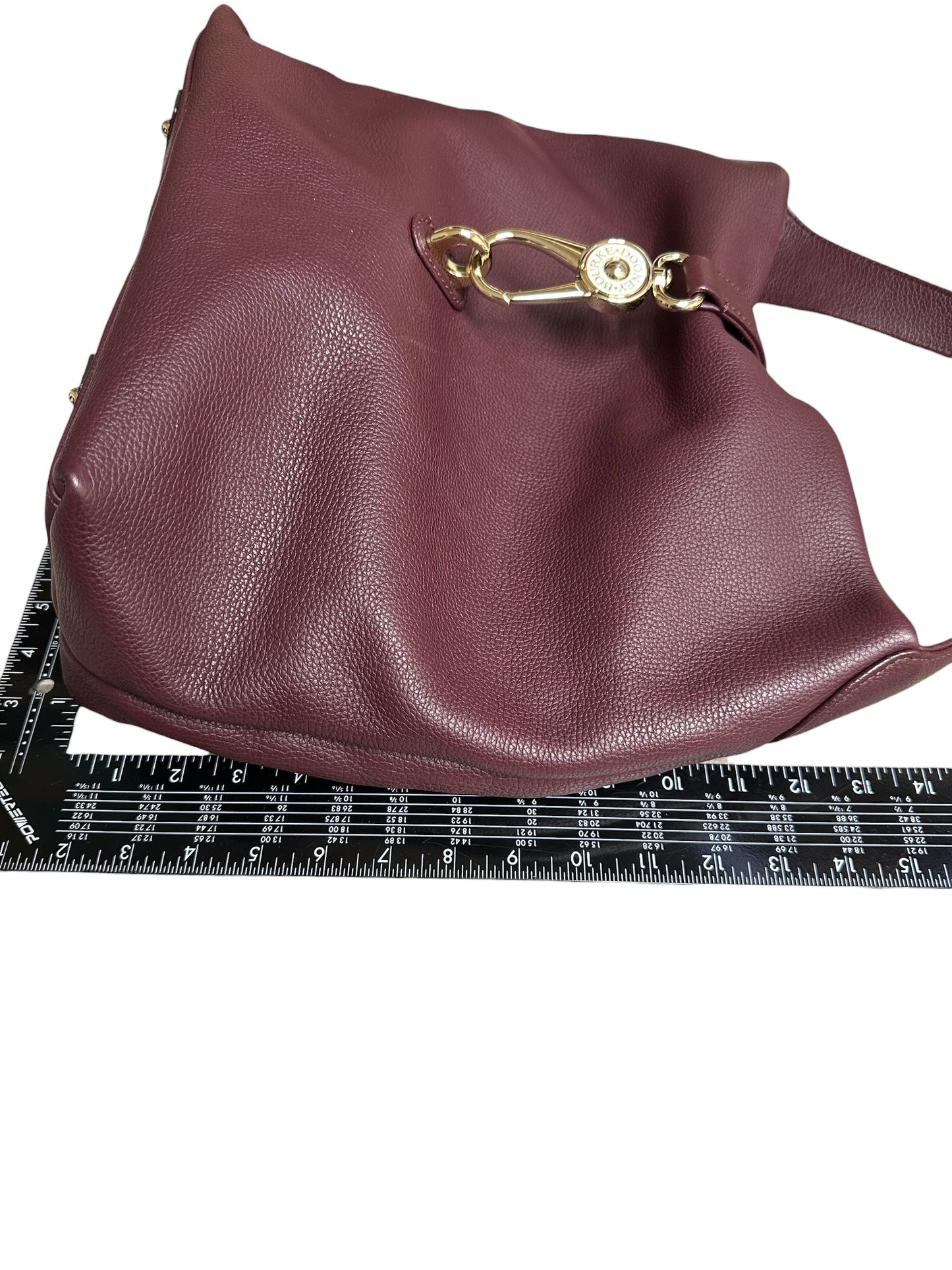 Handbag Designer By Dooney And Bourke In Maroon, Size:Large