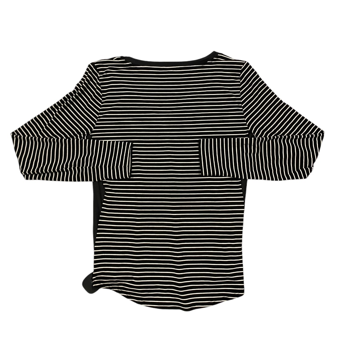 Top Long Sleeve By White House Black Market In Black & White, Size: S