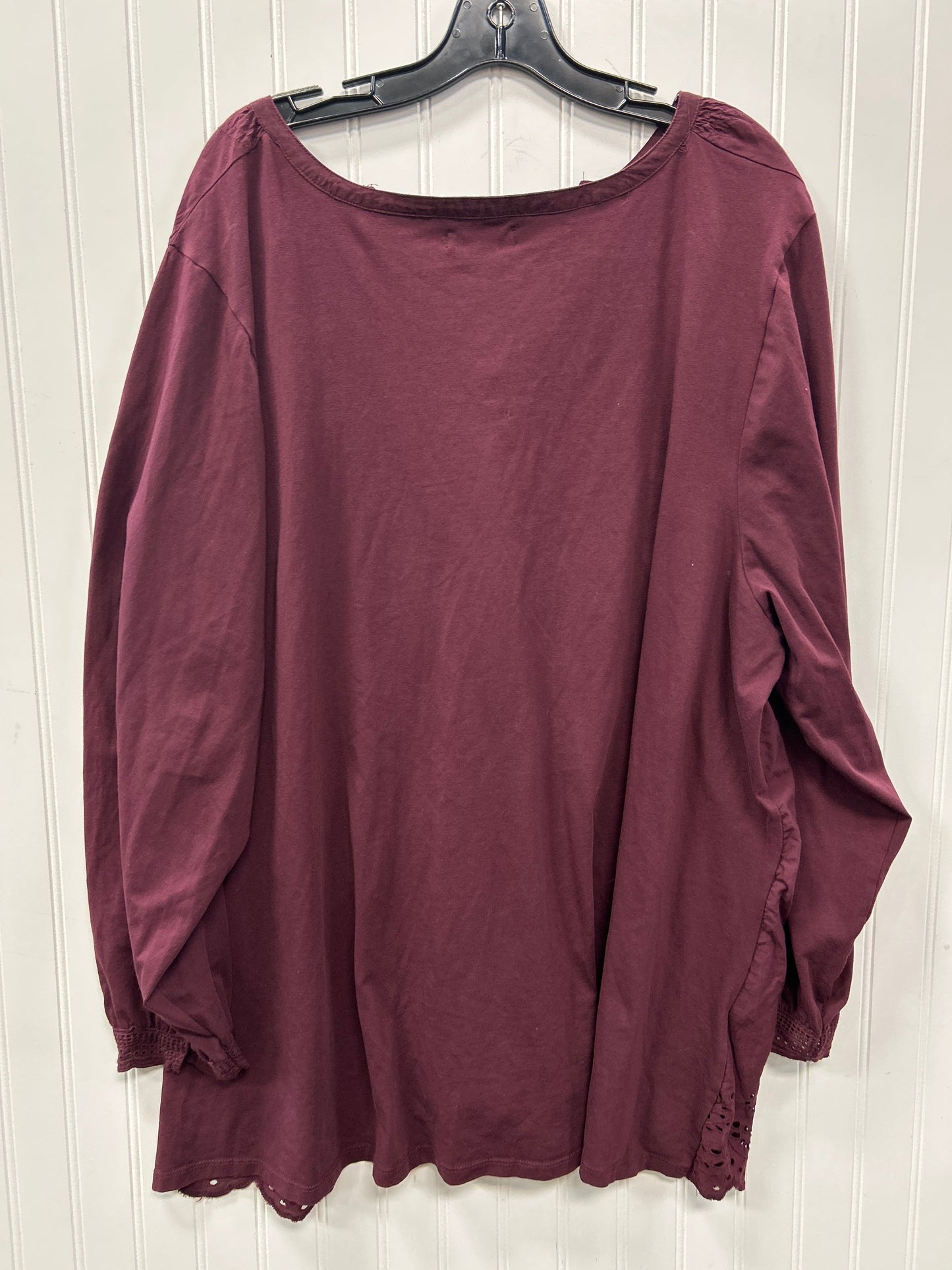 Top Ls By Lane Bryant In Purple, Size:3X