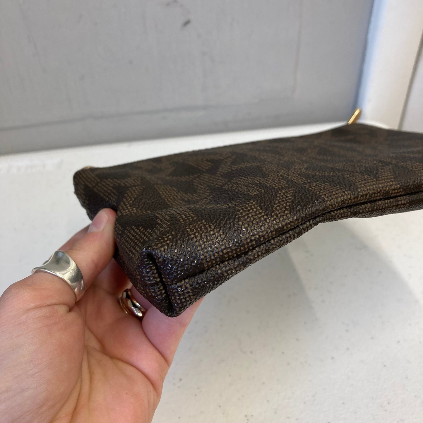 Wristlet Designer By Michael Kors In Brown, Size:Small