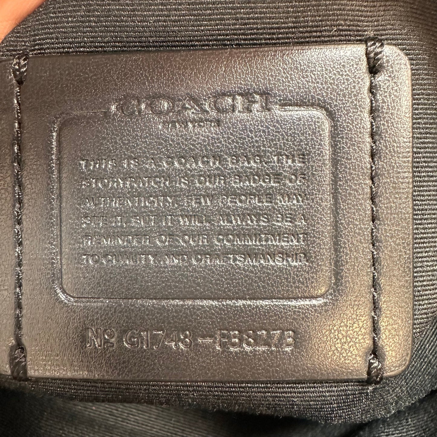 Crossbody Designer By Coach, Size: Small