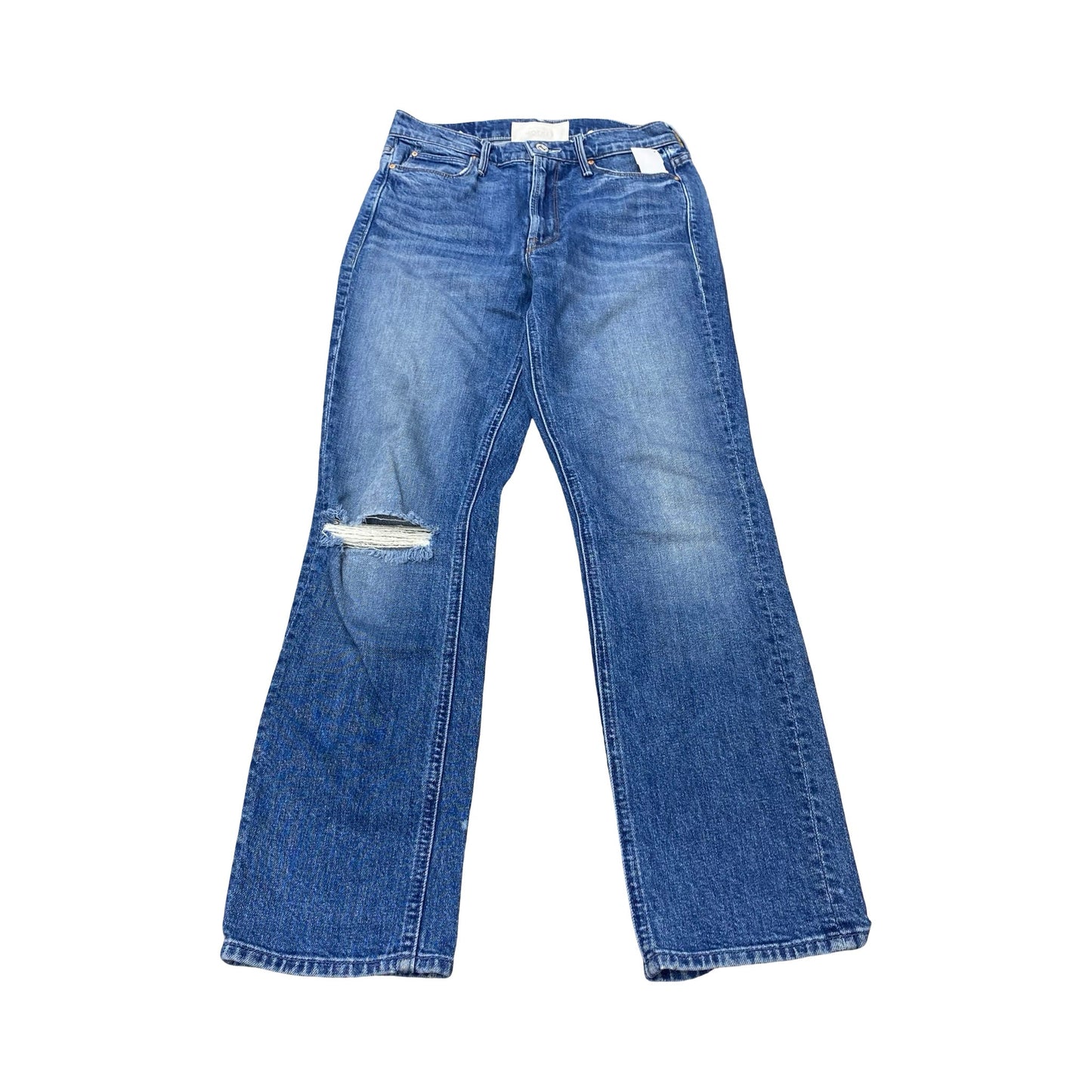 Jeans Boot Cut By Mother In Blue Denim, Size:2
