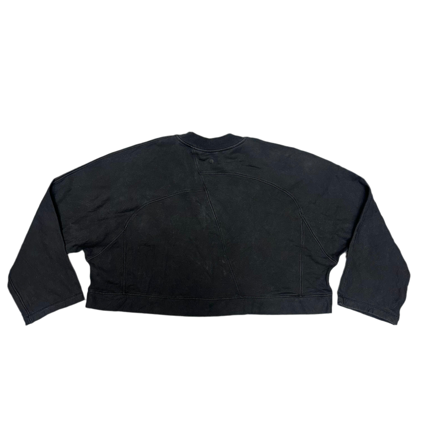 Athletic Sweatshirt Crewneck By Lululemon In Black, Size: M