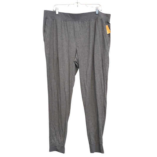 Athletic Pants By Under Armour In Grey, Size:2X