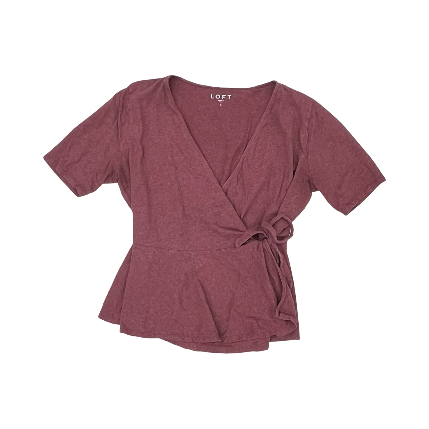 Top Ss By Loft In Red, Size:L