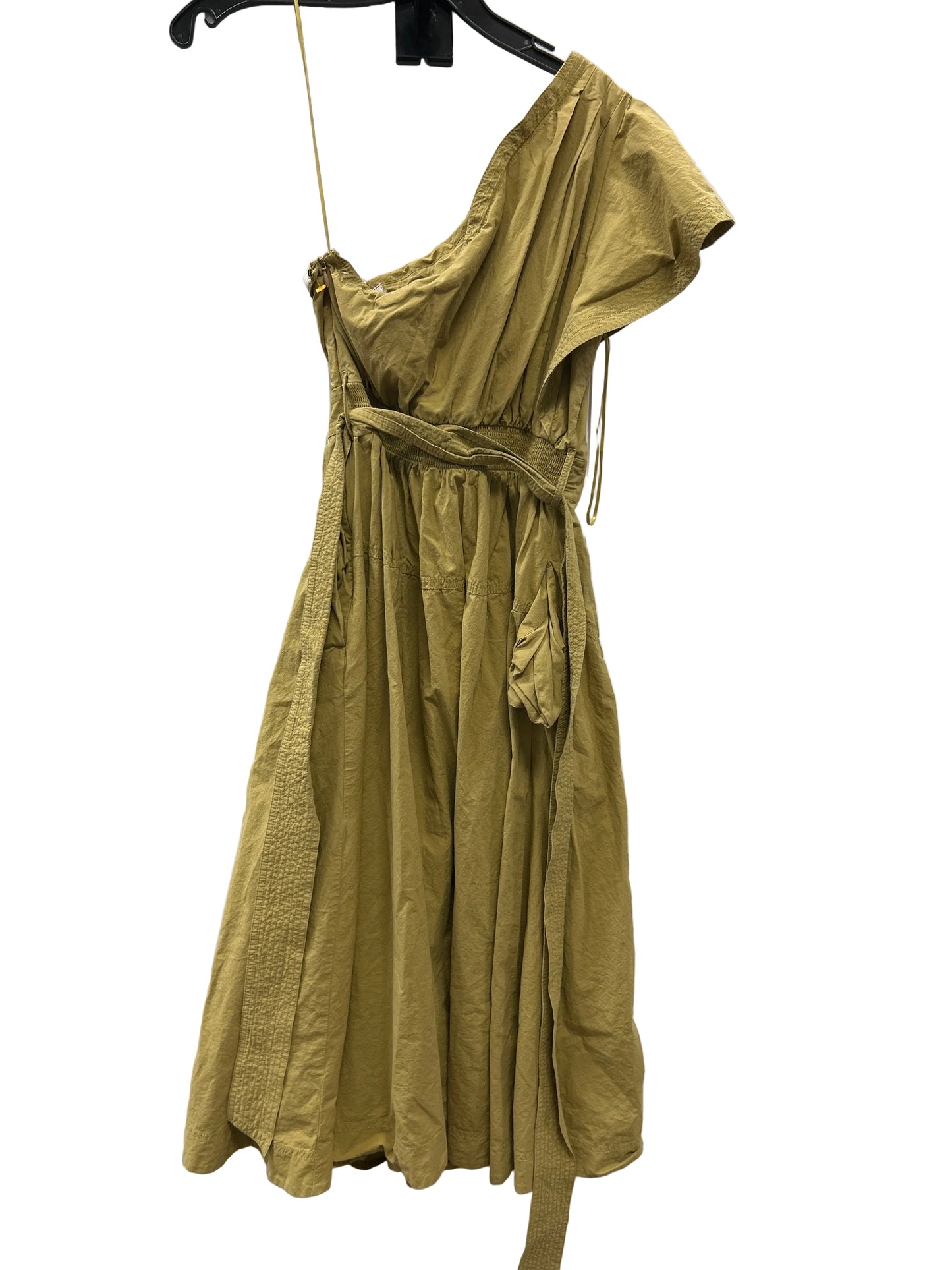 Dress Casual Maxi By Madewell In Chartreuse, Size:2