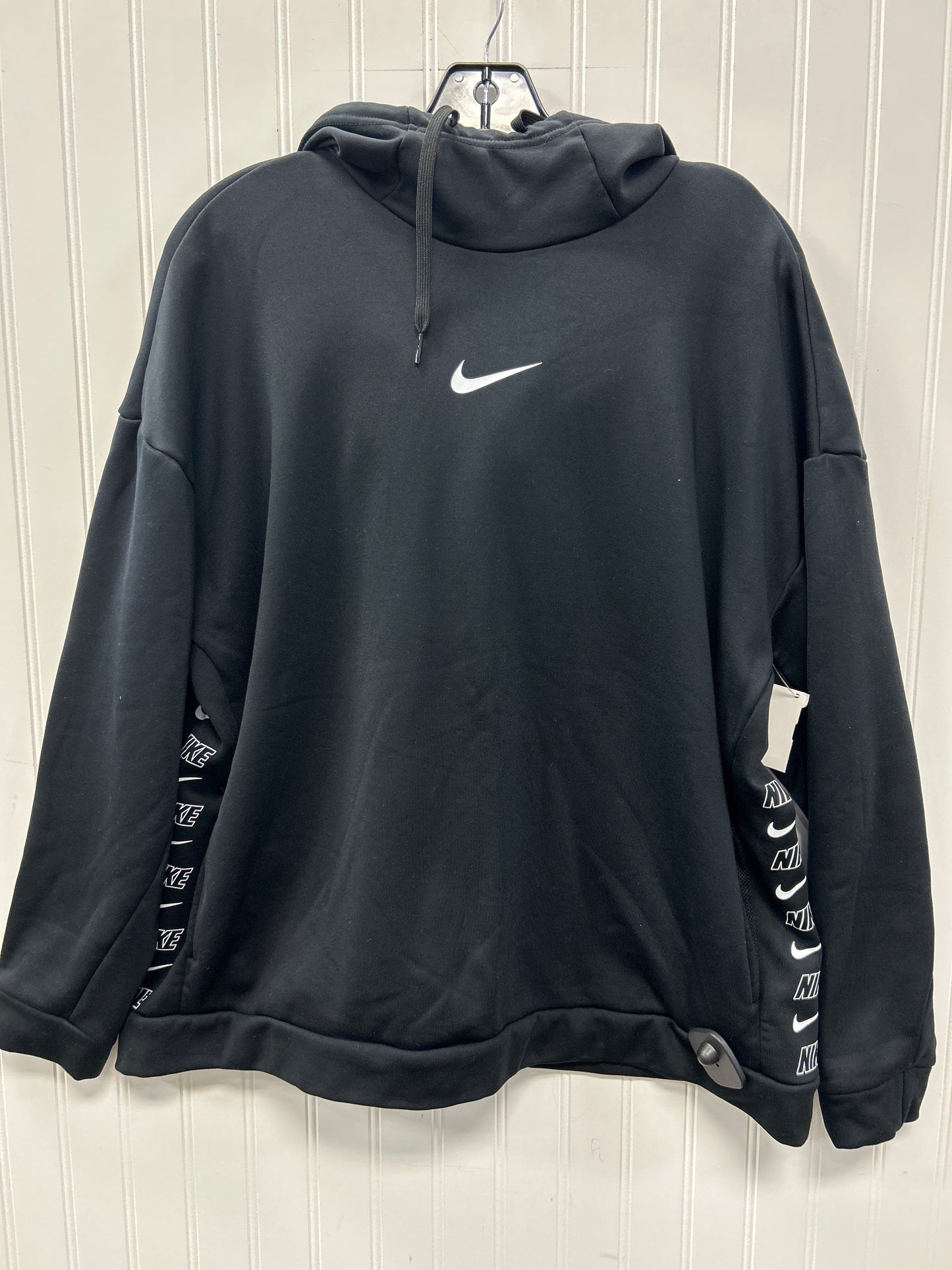 Athletic Sweatshirt Hoodie By Nike Apparel In Black, Size:Xl