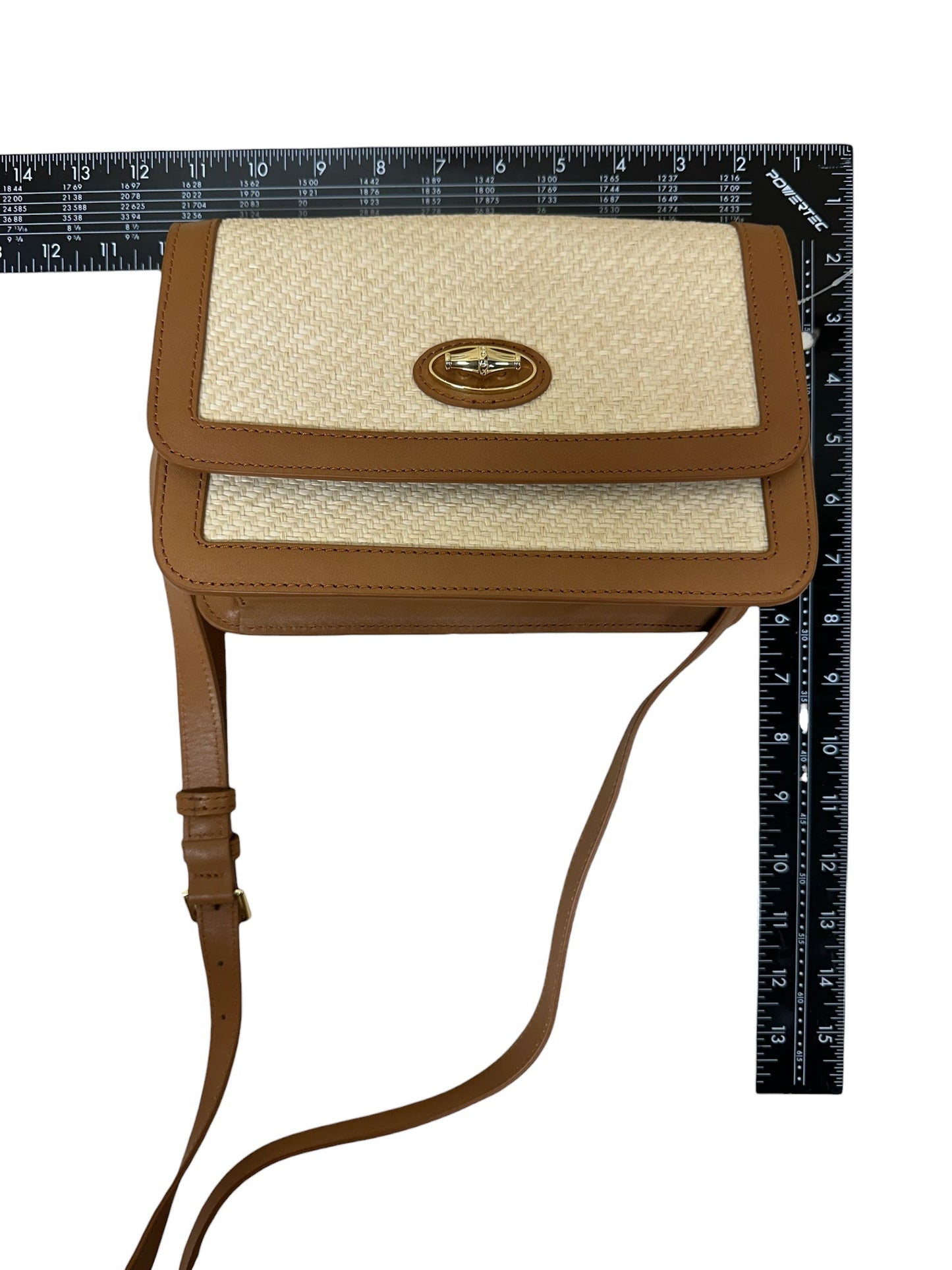 Crossbody By Talbots In Tan, Size:Small