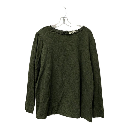 Top Ls By Loft In Green, Size:2X